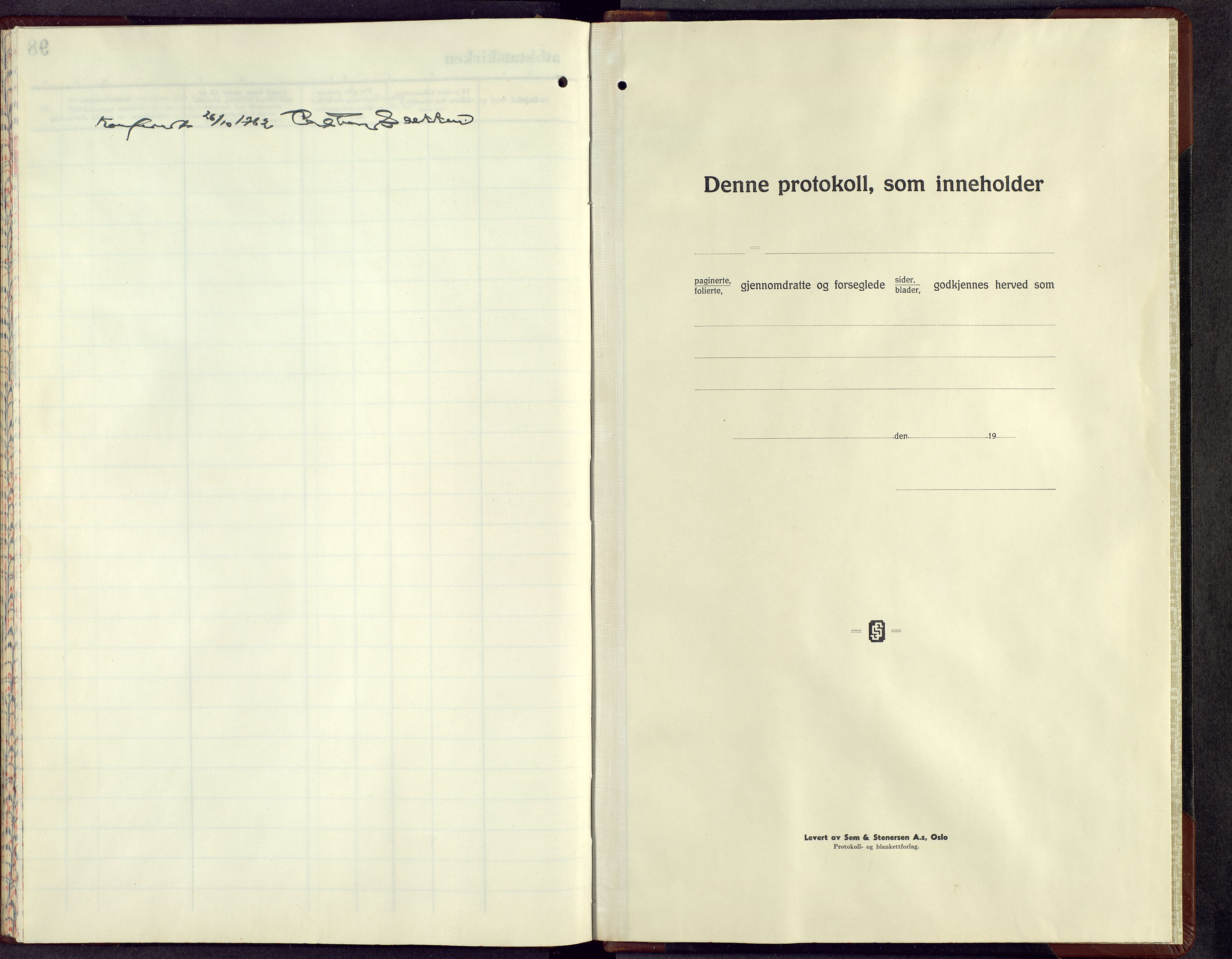 Tynset prestekontor, AV/SAH-PREST-058/H/Ha/Hab/L0016: Parish register (copy) no. 16, 1962-1962