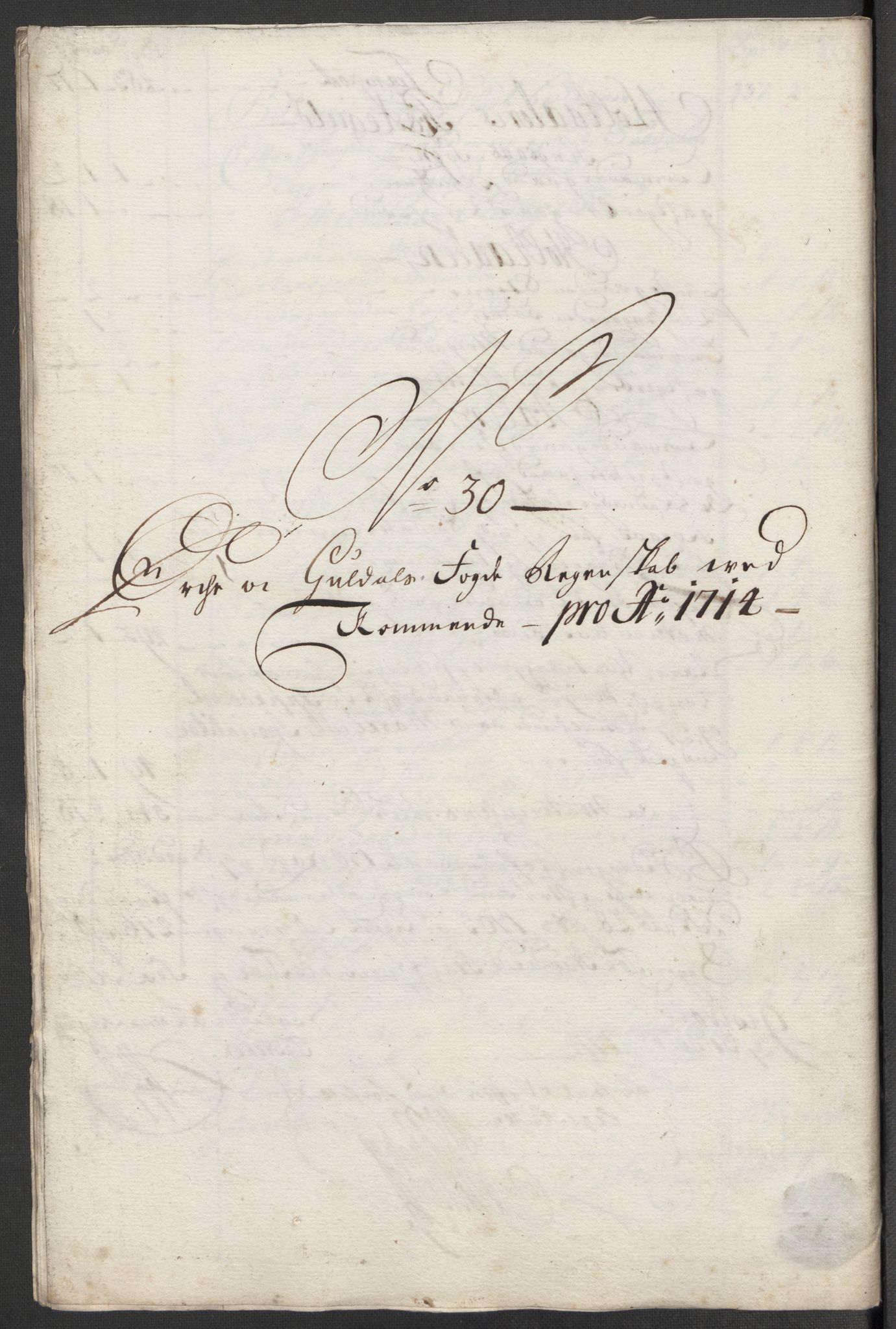 Rentekammeret inntil 1814, Reviderte regnskaper, Fogderegnskap, RA/EA-4092/R60/L3965: Fogderegnskap Orkdal og Gauldal, 1714, p. 286