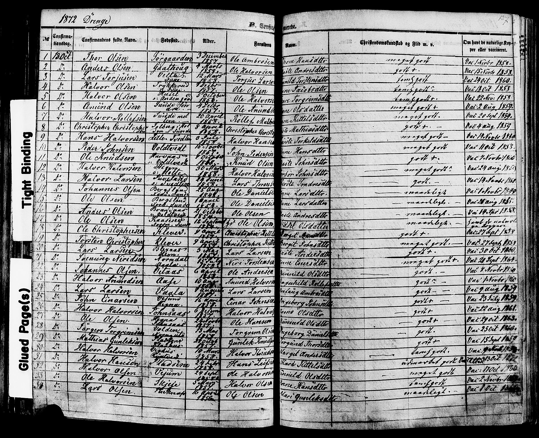 Sauherad kirkebøker, SAKO/A-298/F/Fa/L0007: Parish register (official) no. I 7, 1851-1873, p. 137