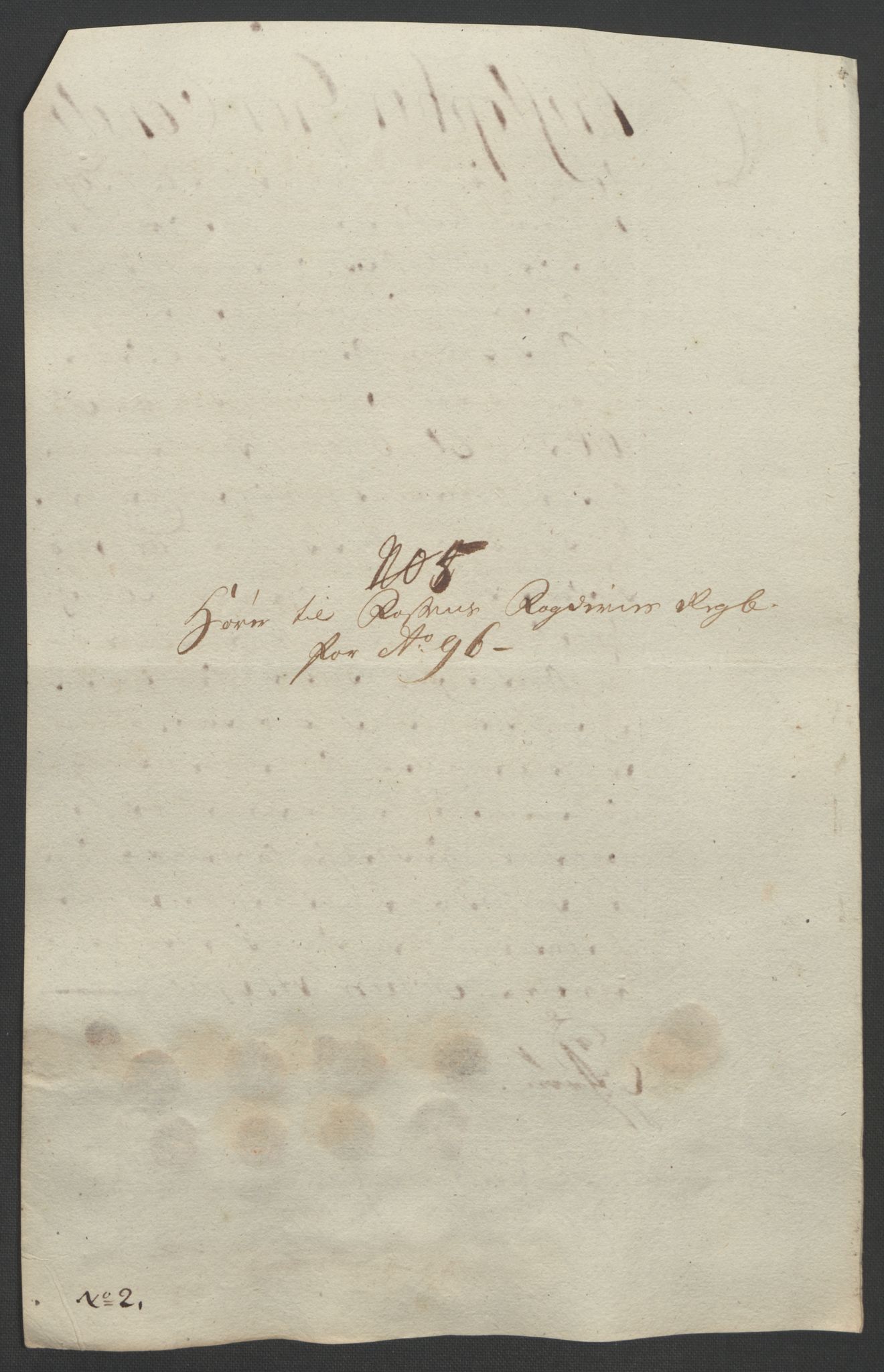 Rentekammeret inntil 1814, Reviderte regnskaper, Fogderegnskap, AV/RA-EA-4092/R57/L3851: Fogderegnskap Fosen, 1695-1696, p. 294