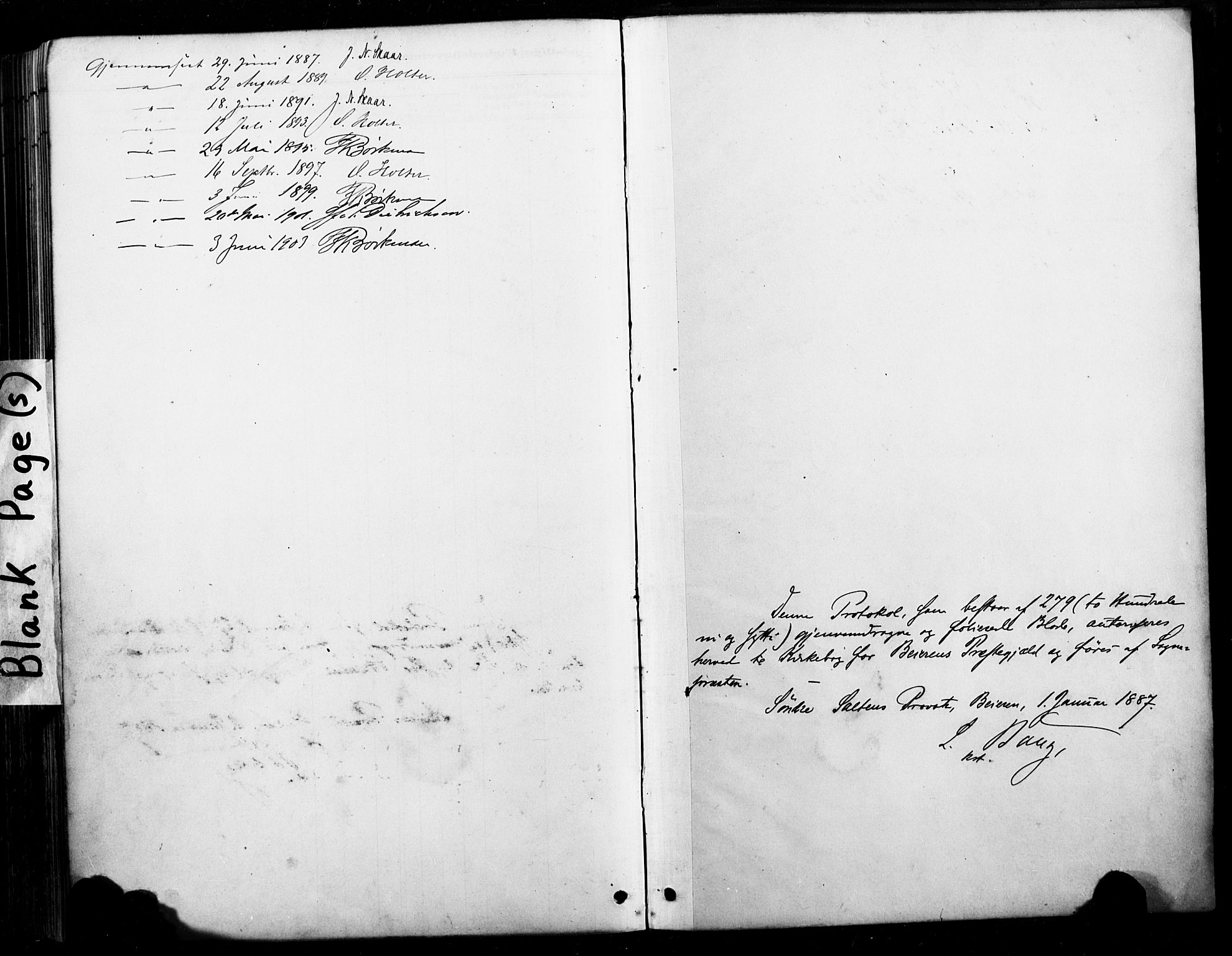 Ministerialprotokoller, klokkerbøker og fødselsregistre - Nordland, AV/SAT-A-1459/846/L0646: Parish register (official) no. 846A04, 1887-1901