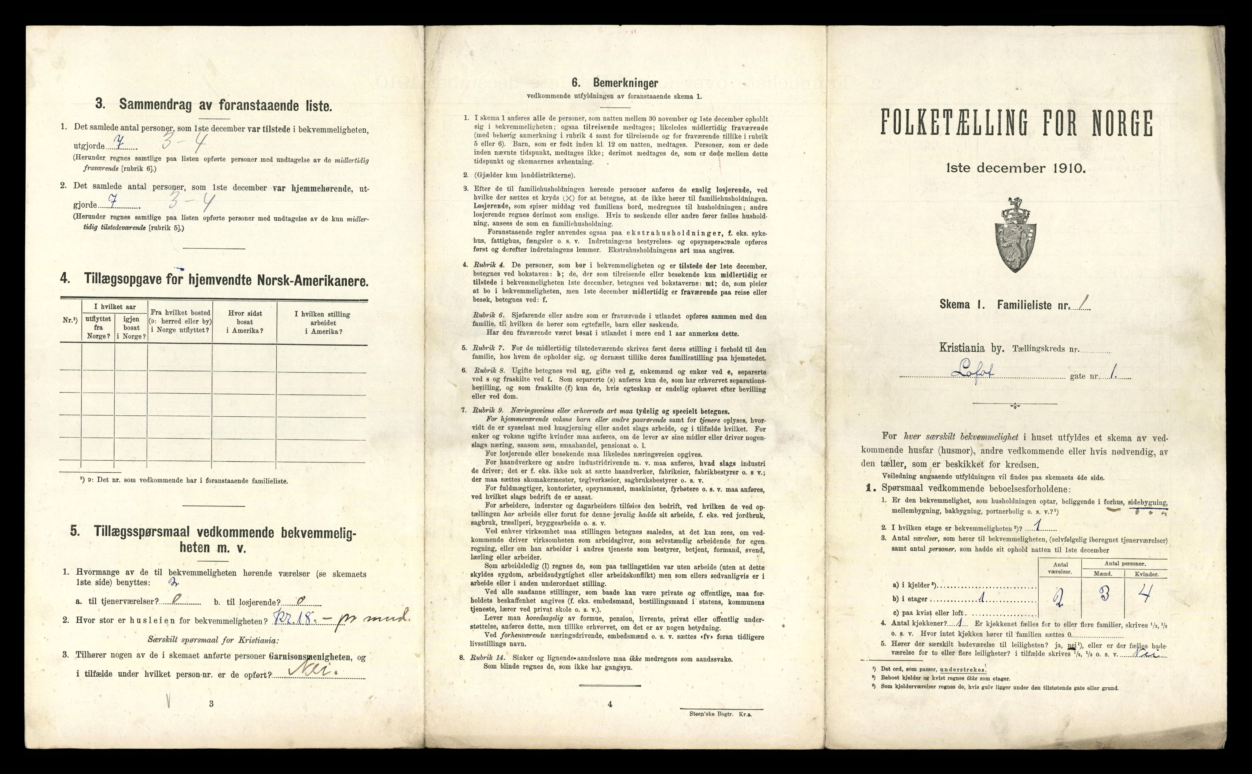 RA, 1910 census for Kristiania, 1910, p. 56869