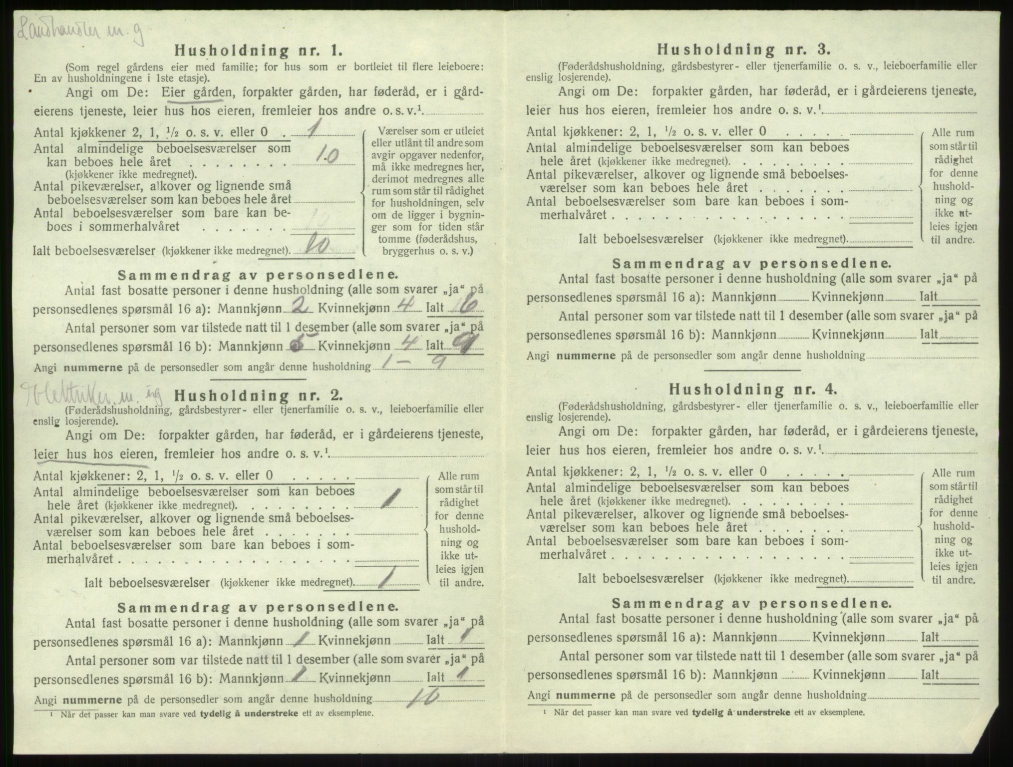 SAB, 1920 census for Kyrkjebø, 1920, p. 705
