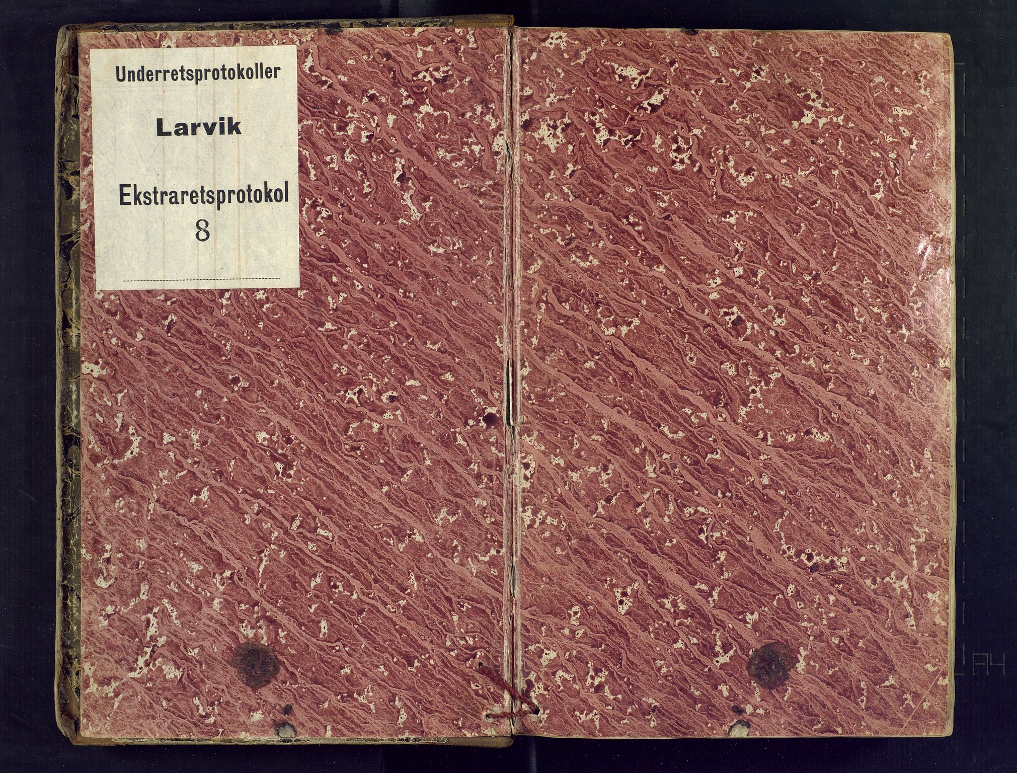 Larvik sorenskriveri, SAKO/A-83/F/Fc/L0008: Ekstrarettsprotokoll, 1847-1851