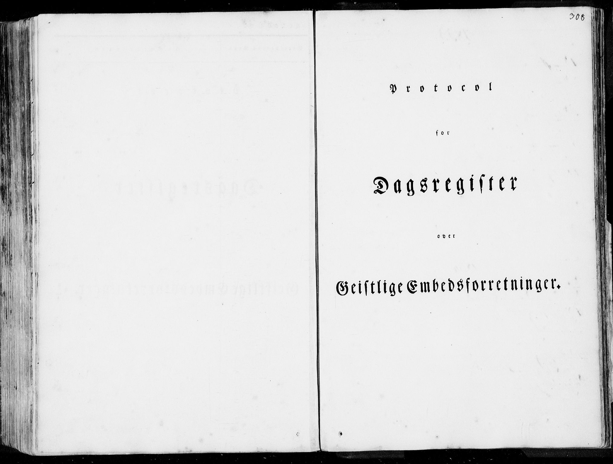 Ministerialprotokoller, klokkerbøker og fødselsregistre - Møre og Romsdal, SAT/A-1454/509/L0104: Parish register (official) no. 509A02, 1833-1847, p. 308