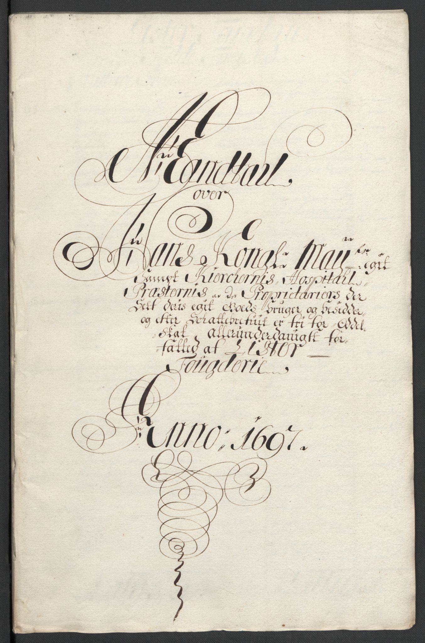 Rentekammeret inntil 1814, Reviderte regnskaper, Fogderegnskap, AV/RA-EA-4092/R43/L2546: Fogderegnskap Lista og Mandal, 1696-1697, p. 236