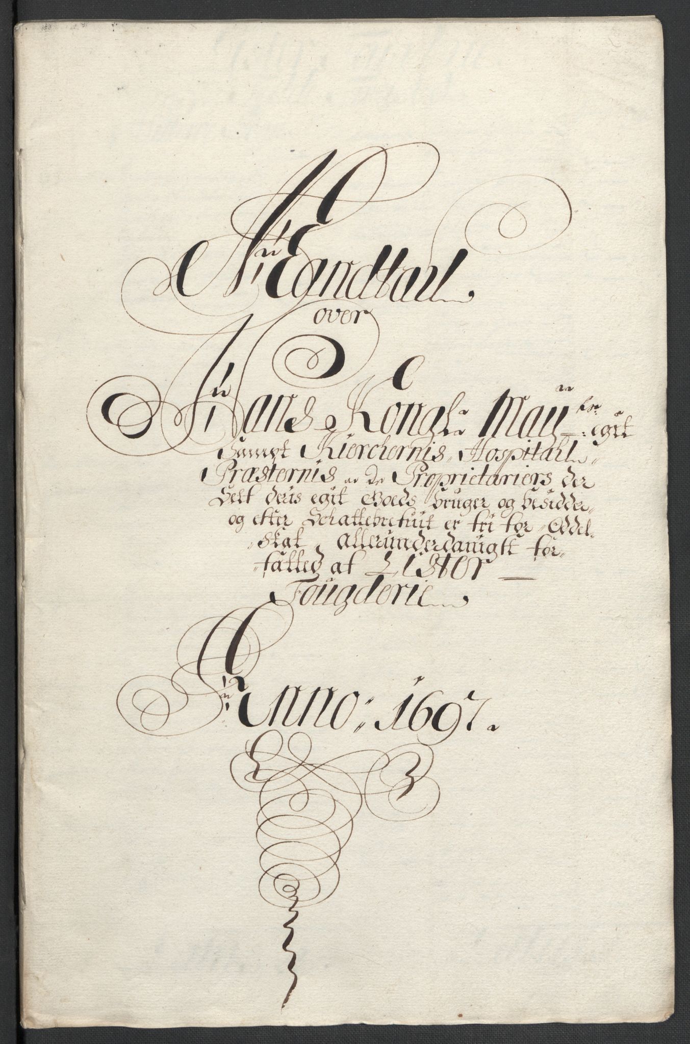 Rentekammeret inntil 1814, Reviderte regnskaper, Fogderegnskap, RA/EA-4092/R43/L2546: Fogderegnskap Lista og Mandal, 1696-1697, p. 236