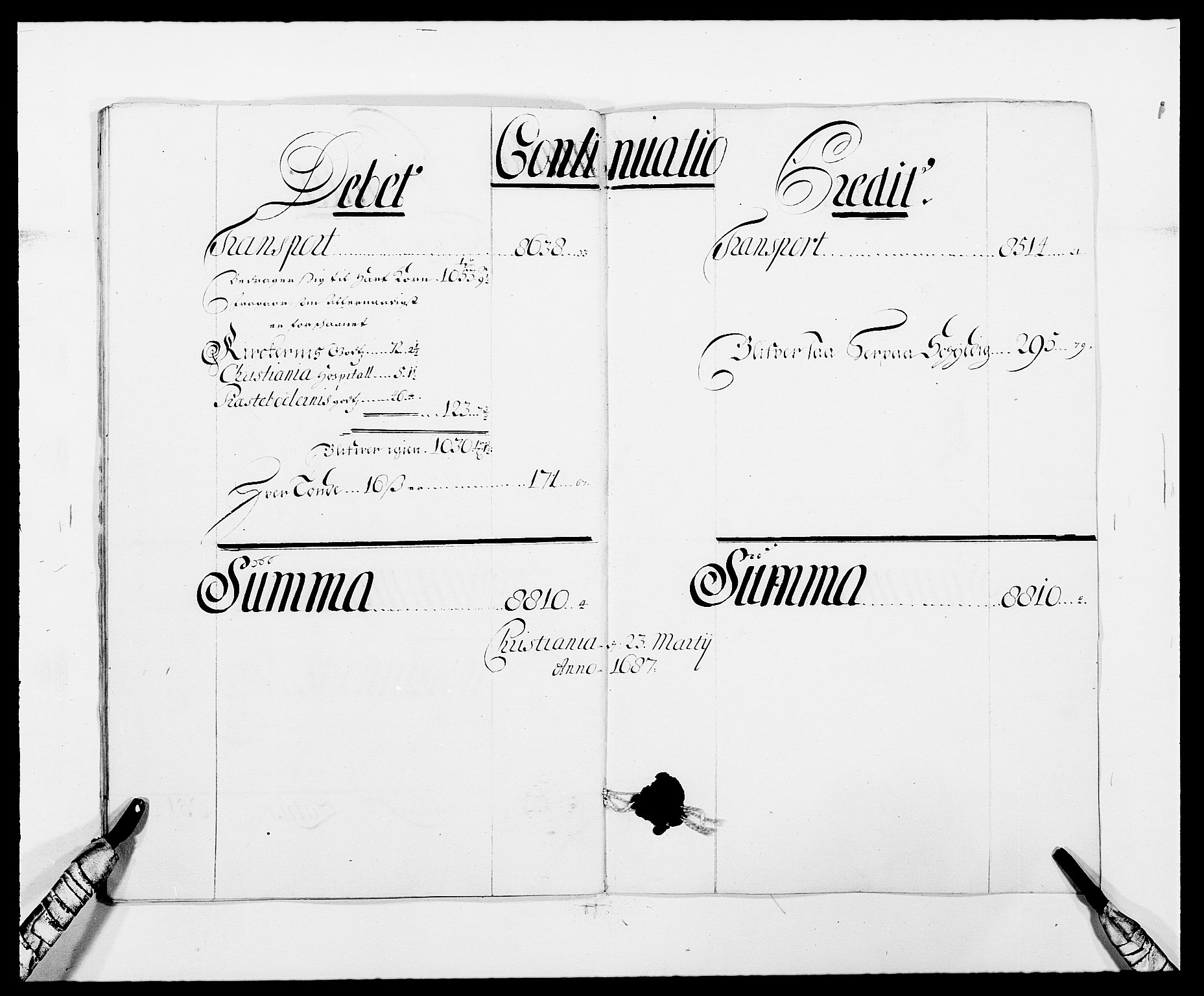 Rentekammeret inntil 1814, Reviderte regnskaper, Fogderegnskap, AV/RA-EA-4092/R34/L2048: Fogderegnskap Bamble, 1685-1687, p. 38