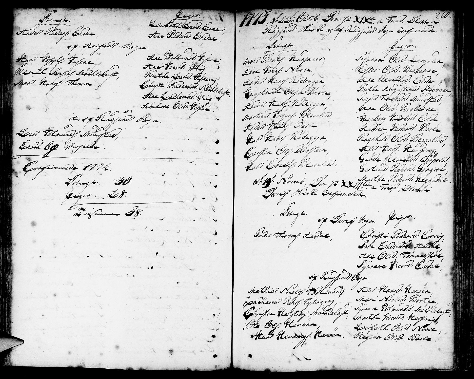 Davik sokneprestembete, AV/SAB-A-79701/H/Haa/Haaa/L0002: Parish register (official) no. A 2, 1742-1816, p. 210