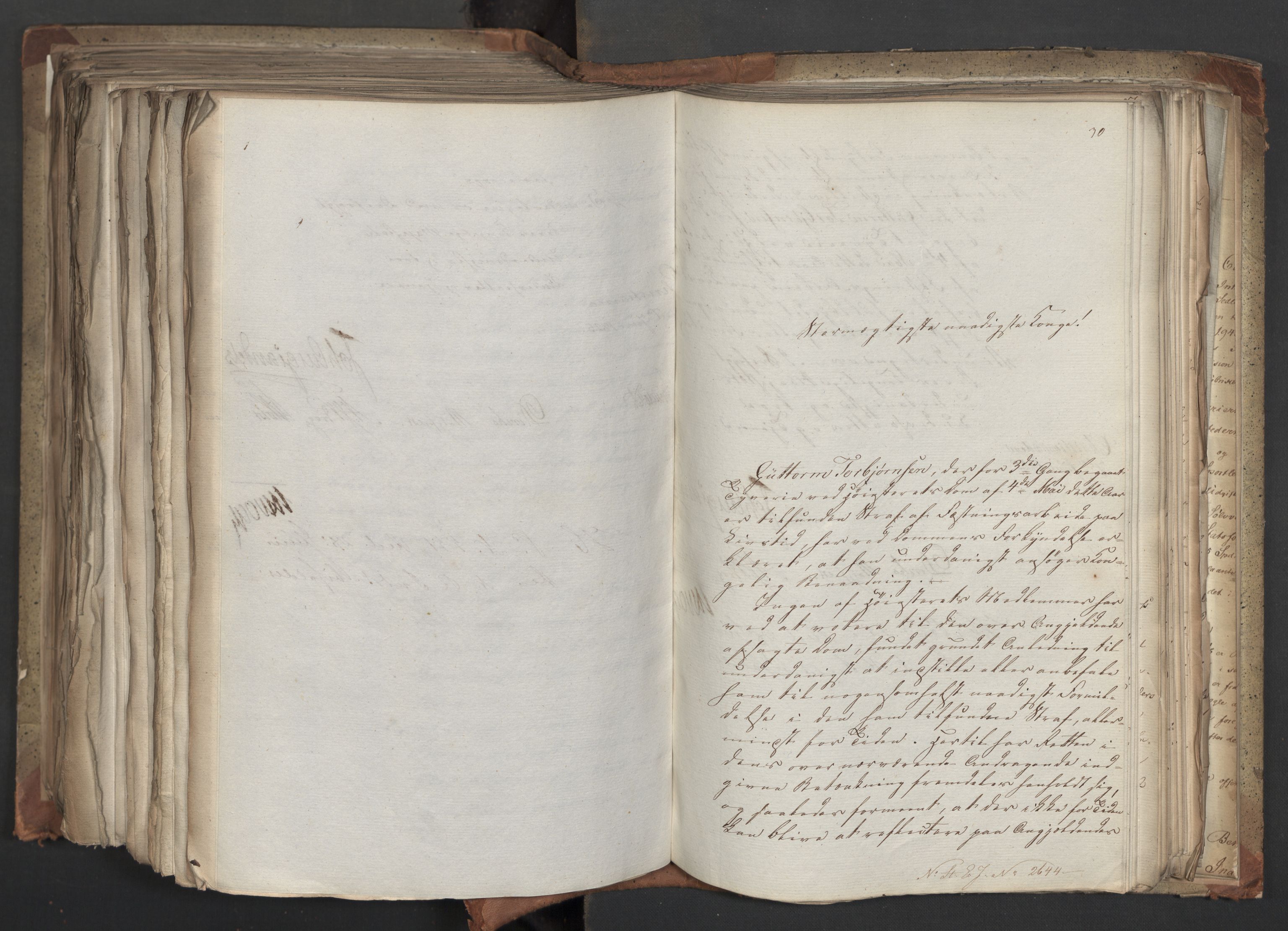 Statsrådsavdelingen i Stockholm, AV/RA-S-1003/D/Da/L0042: Regjeringsinnstillinger nr. 2467-2705, 1825, p. 512