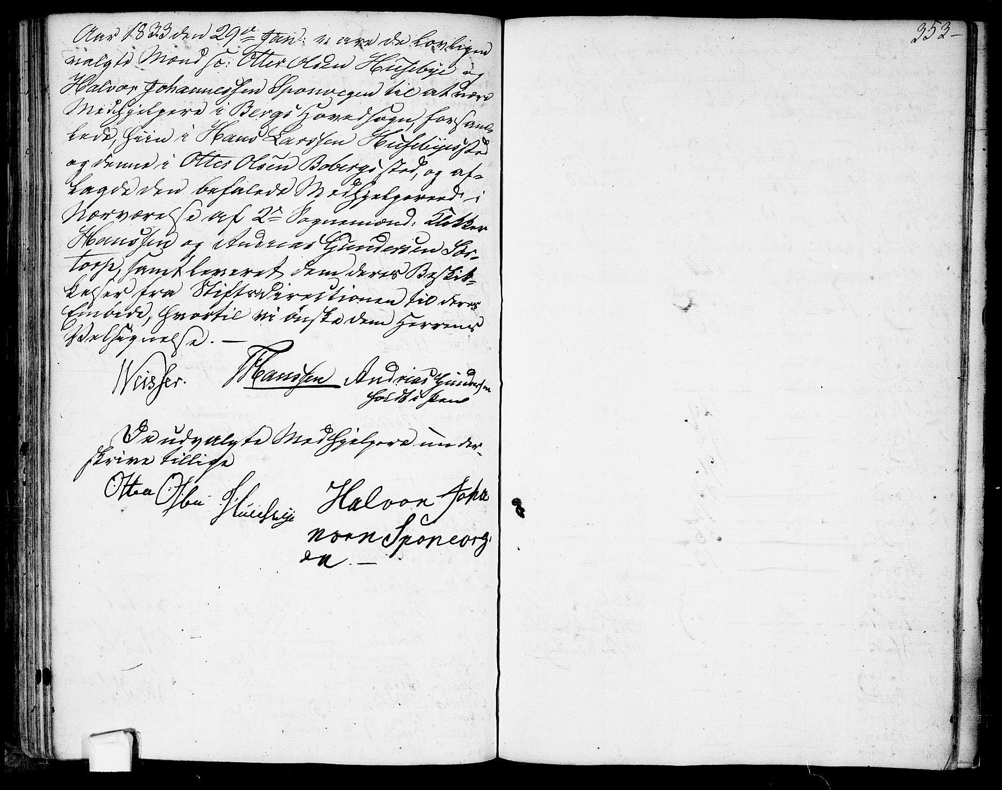 Berg prestekontor Kirkebøker, SAO/A-10902/F/Fa/L0003: Parish register (official) no. I 3, 1832-1842, p. 353