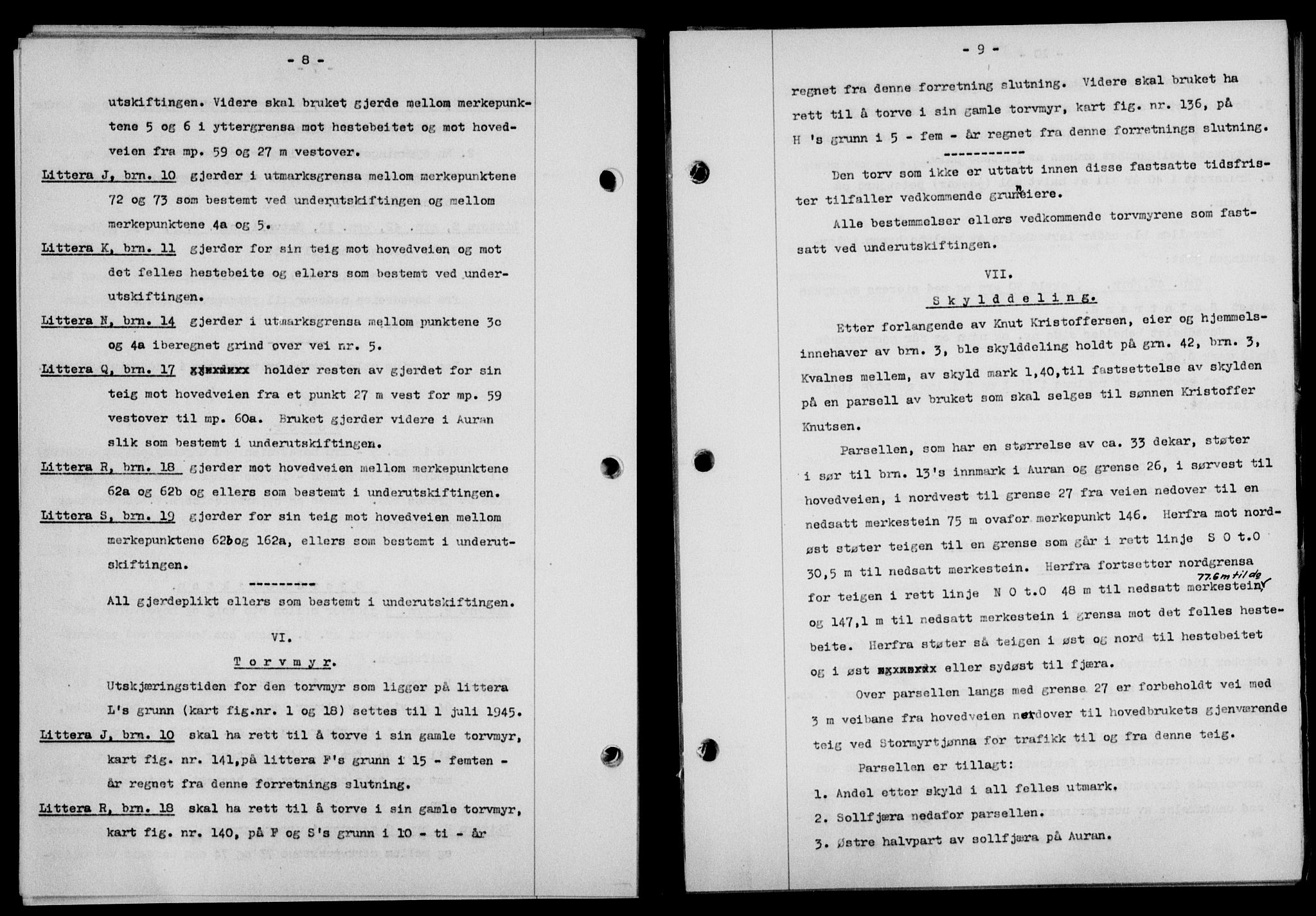 Lofoten sorenskriveri, SAT/A-0017/1/2/2C/L0009a: Mortgage book no. 9a, 1941-1942, Diary no: : 2262/1941