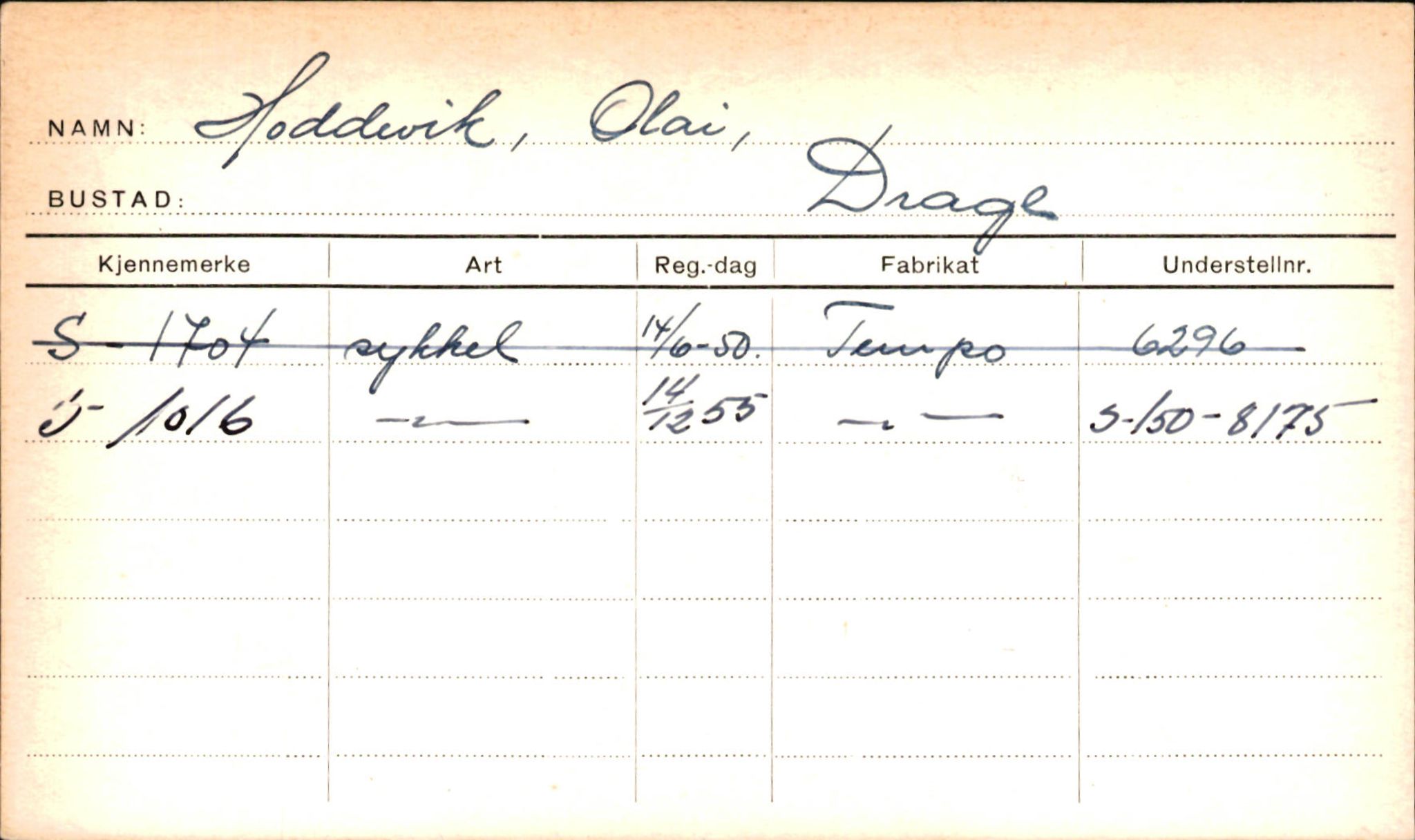 Statens vegvesen, Sogn og Fjordane vegkontor, AV/SAB-A-5301/4/F/L0001A: Eigarregister Fjordane til 1.6.1961, 1930-1961, p. 535