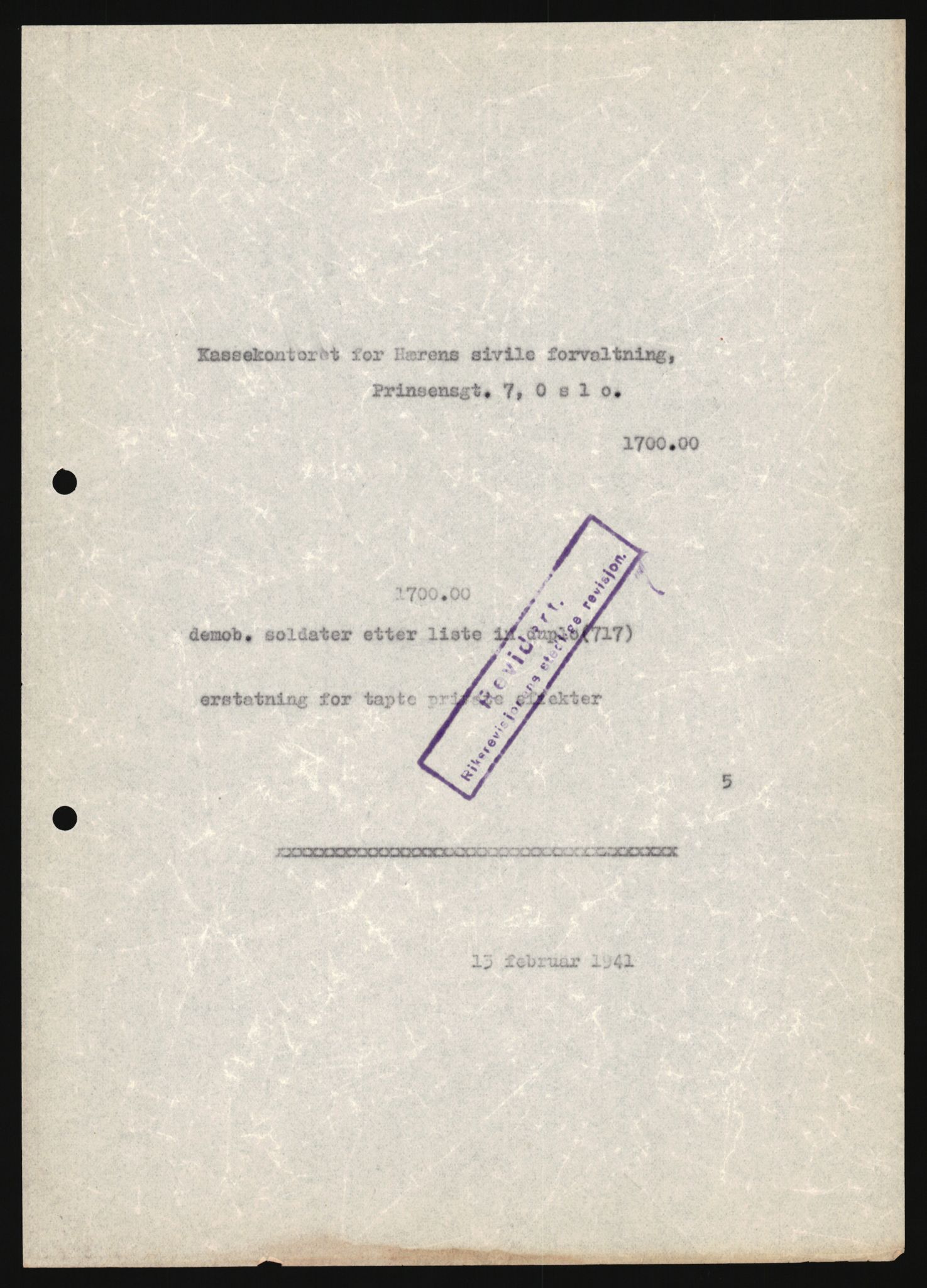 Justisdepartementet, Oppgjørsavdelingen, AV/RA-S-1056/G/Ga/L0005: Anvisningsliste nr. 385-388, 390-410, 662-725, 728-732, 736-740 og 1106-1140 over utbetalte effektsaker, 1940-1942, p. 529