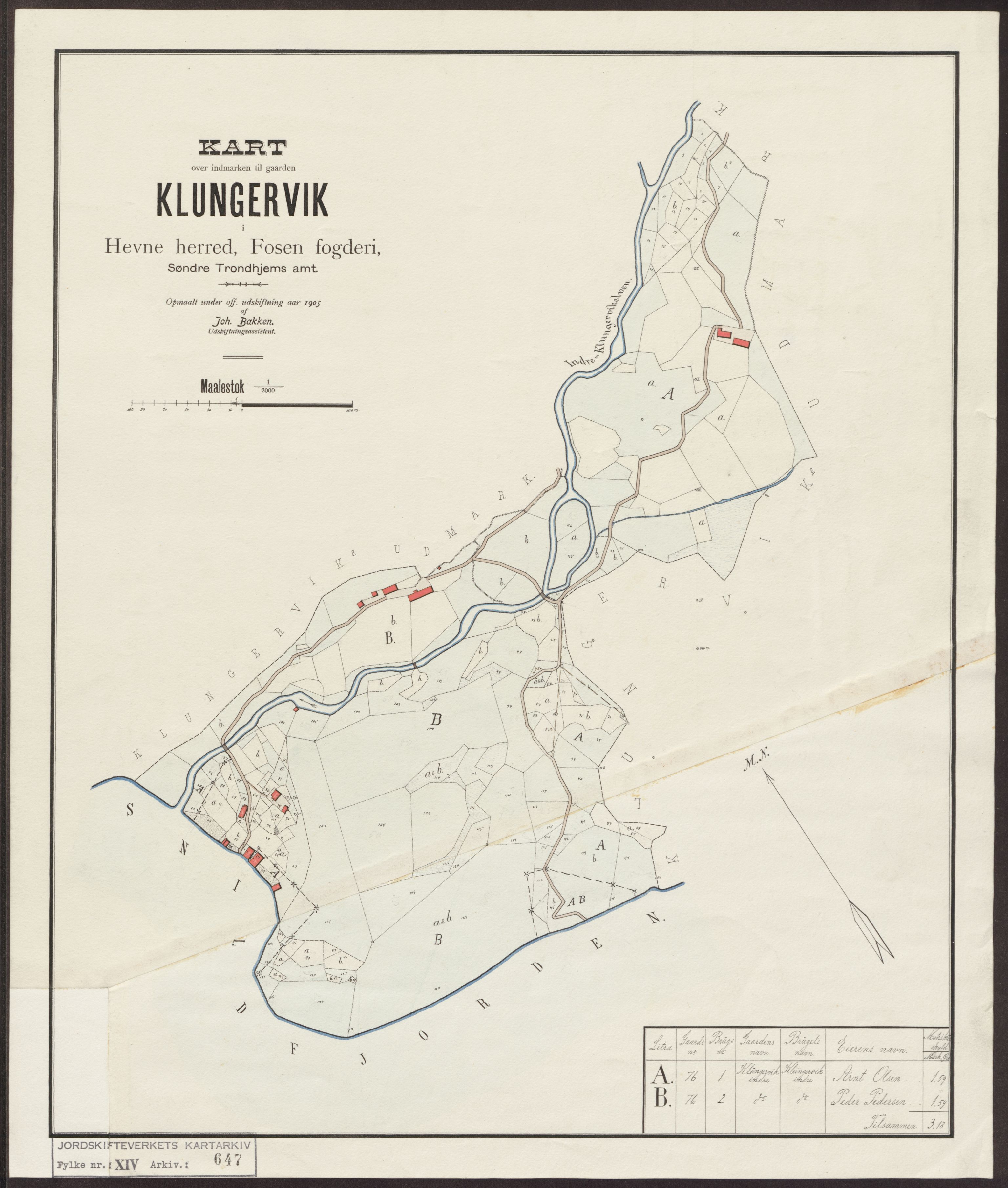 Jordskifteverkets kartarkiv, AV/RA-S-3929/T, 1859-1988, p. 923