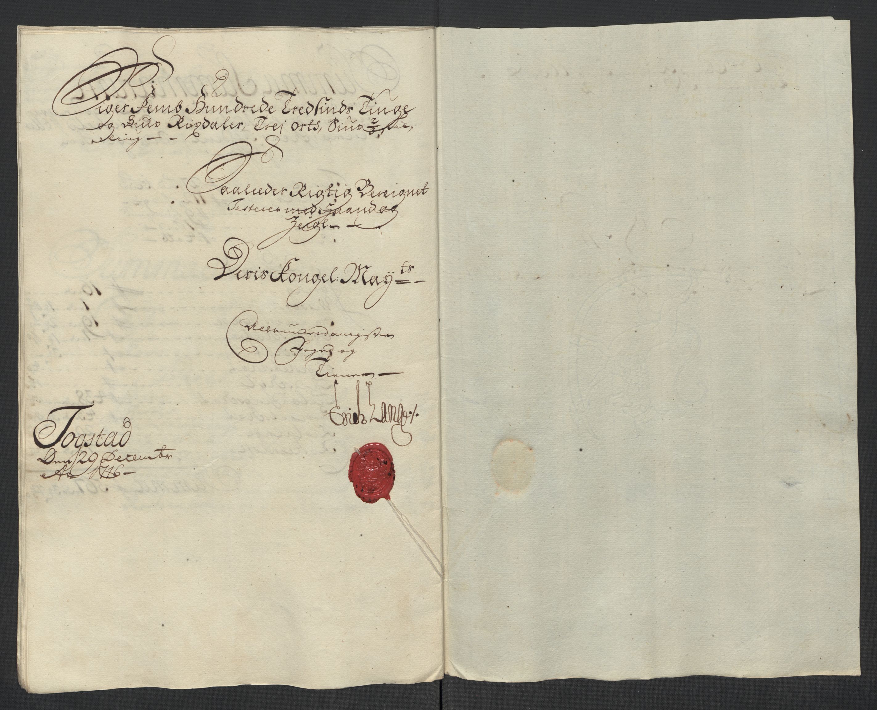 Rentekammeret inntil 1814, Reviderte regnskaper, Fogderegnskap, AV/RA-EA-4092/R16/L1055: Fogderegnskap Hedmark, 1716, p. 292