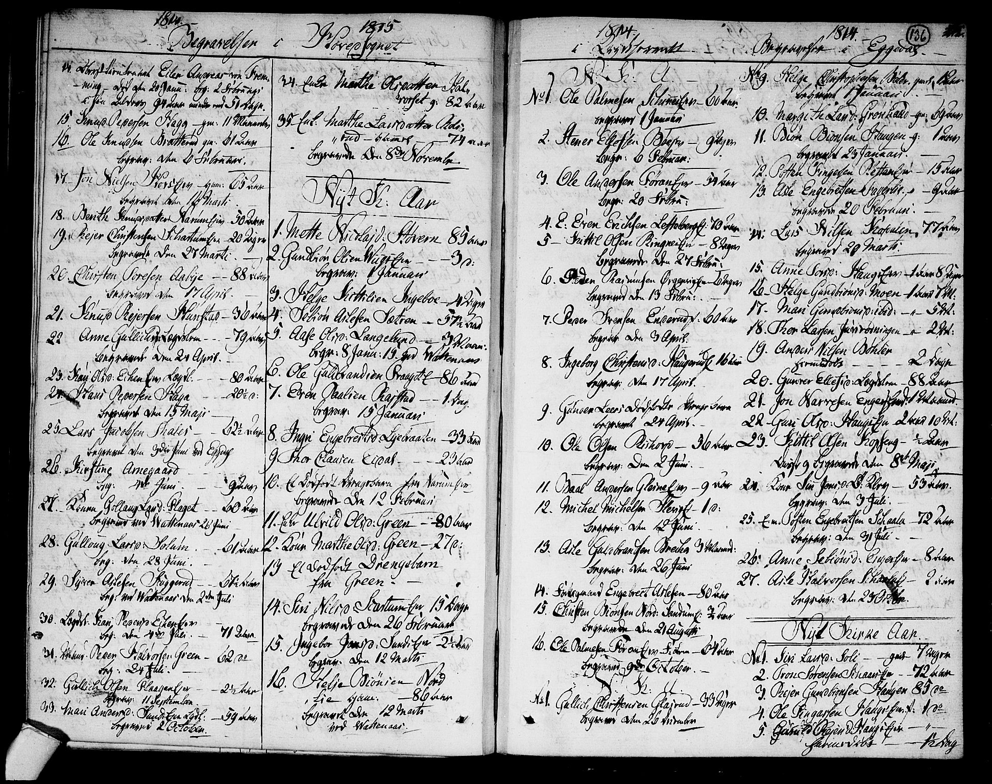 Sigdal kirkebøker, SAKO/A-245/F/Fa/L0004: Parish register (official) no. I 4, 1812-1815, p. 136