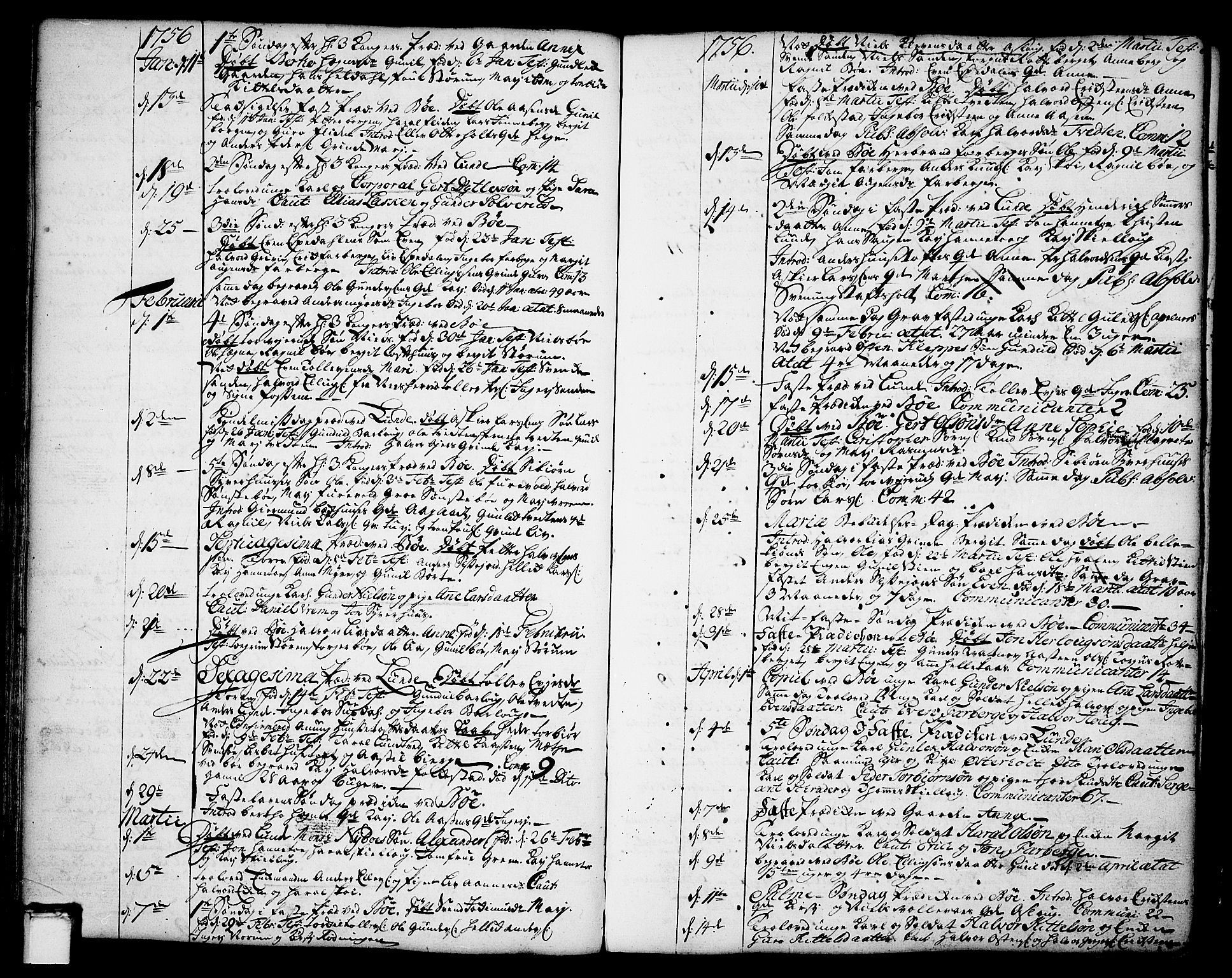 Bø kirkebøker, AV/SAKO-A-257/F/Fa/L0004: Parish register (official) no. 4, 1748-1785