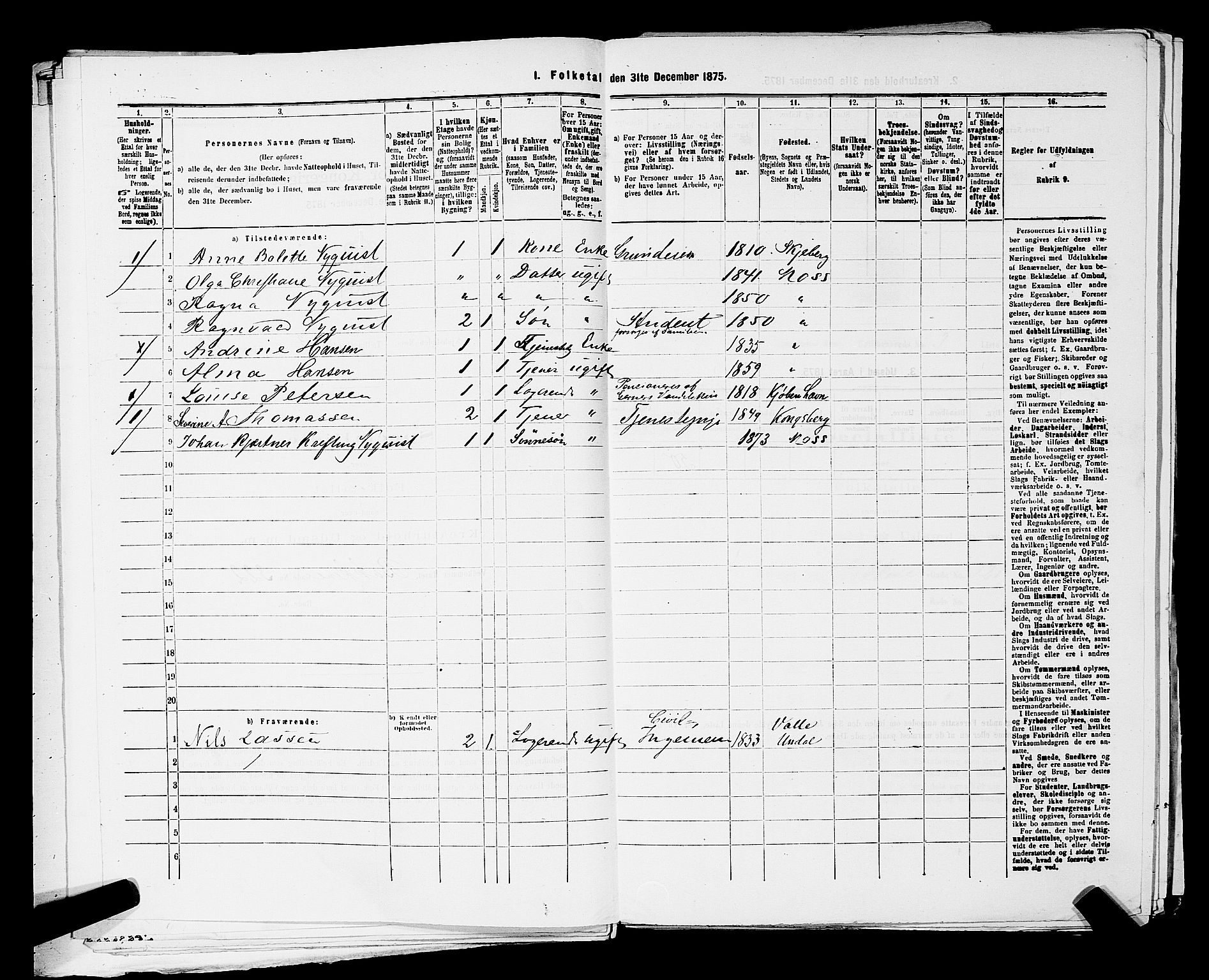 RA, 1875 census for 0104B Moss/Moss, 1875, p. 393