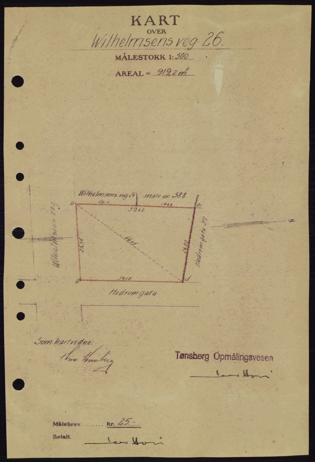 Tønsberg sorenskriveri, AV/SAKO-A-130/G/Ga/Gaa/L0016: Mortgage book no. A16, 1944-1945, Diary no: : 2091/1944