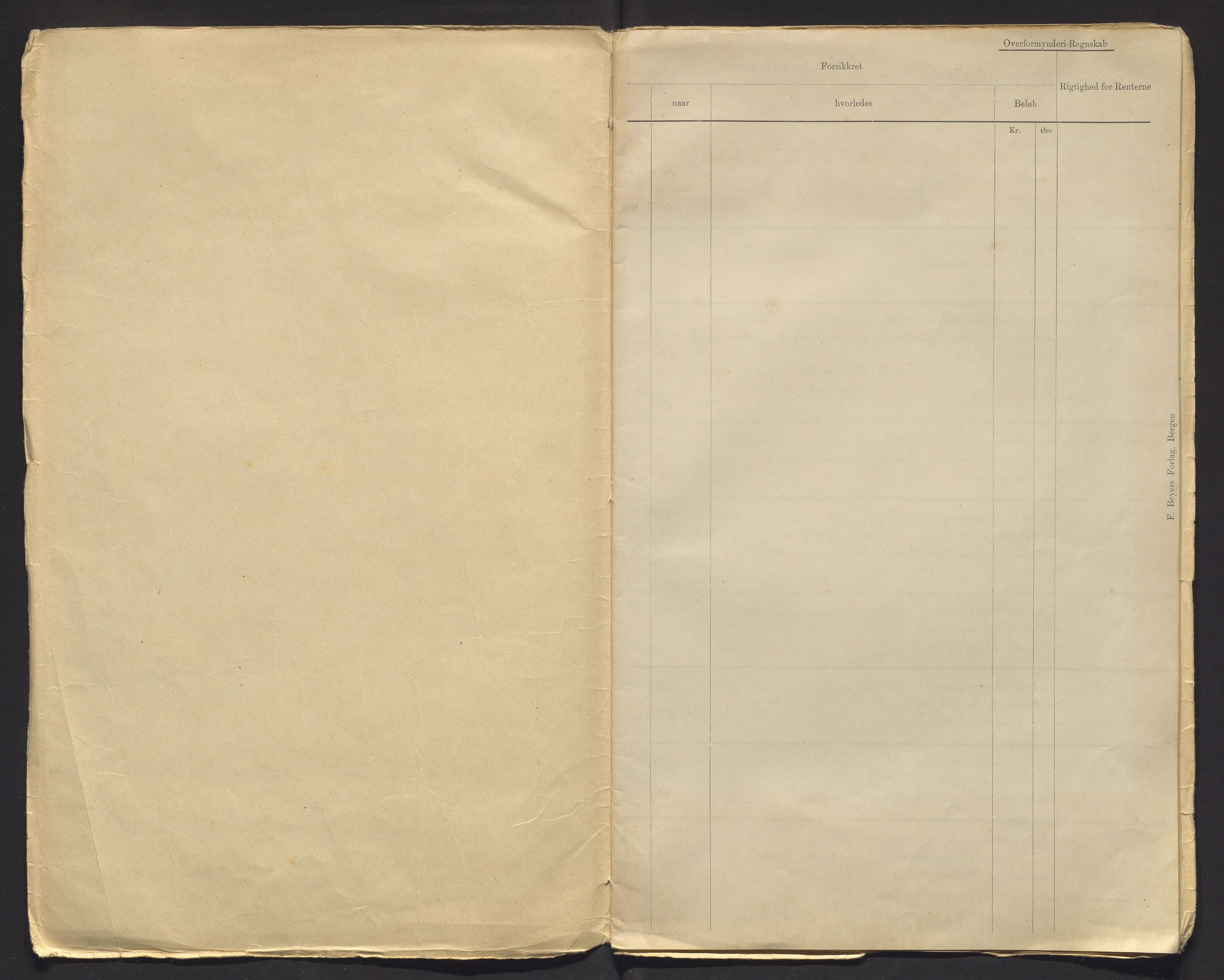 Finnaas kommune. Overformynderiet, IKAH/1218a-812/R/Ra/Raa/L0005/0006: Årlege rekneskap m/vedlegg / Årlege rekneskap m/vedlegg, 1889