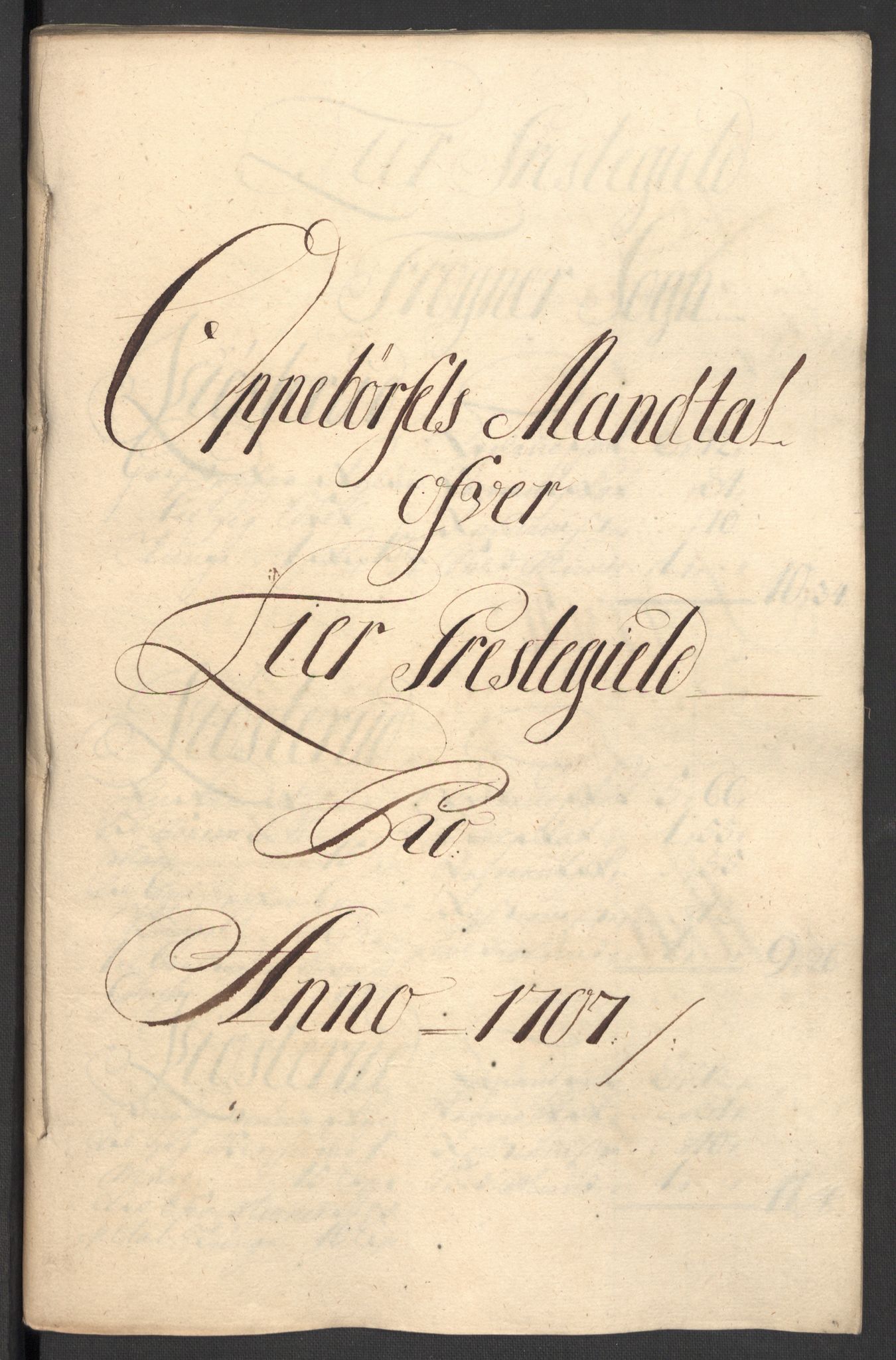 Rentekammeret inntil 1814, Reviderte regnskaper, Fogderegnskap, AV/RA-EA-4092/R30/L1701: Fogderegnskap Hurum, Røyken, Eiker og Lier, 1706-1707, p. 288