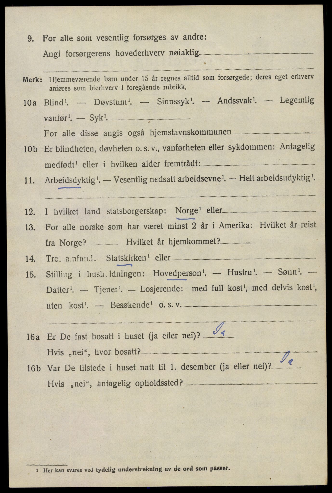 SAO, 1920 census for Askim, 1920, p. 7966