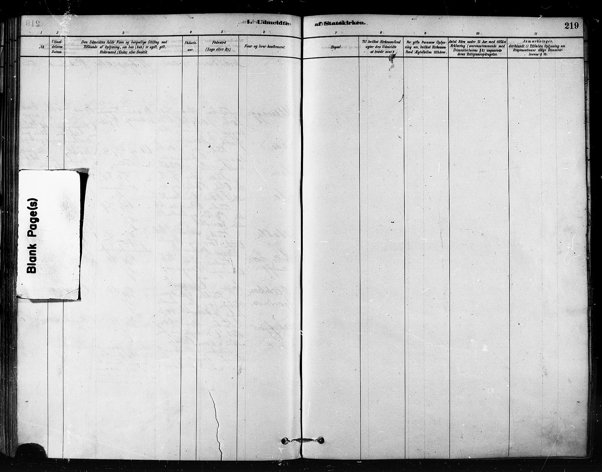 Talvik sokneprestkontor, AV/SATØ-S-1337/H/Ha/L0012kirke: Parish register (official) no. 12, 1878-1886, p. 219