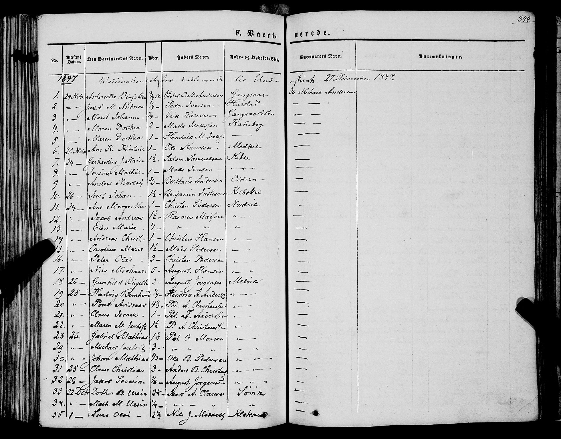 Trondenes sokneprestkontor, SATØ/S-1319/H/Ha/L0009kirke: Parish register (official) no. 9, 1841-1852, p. 344