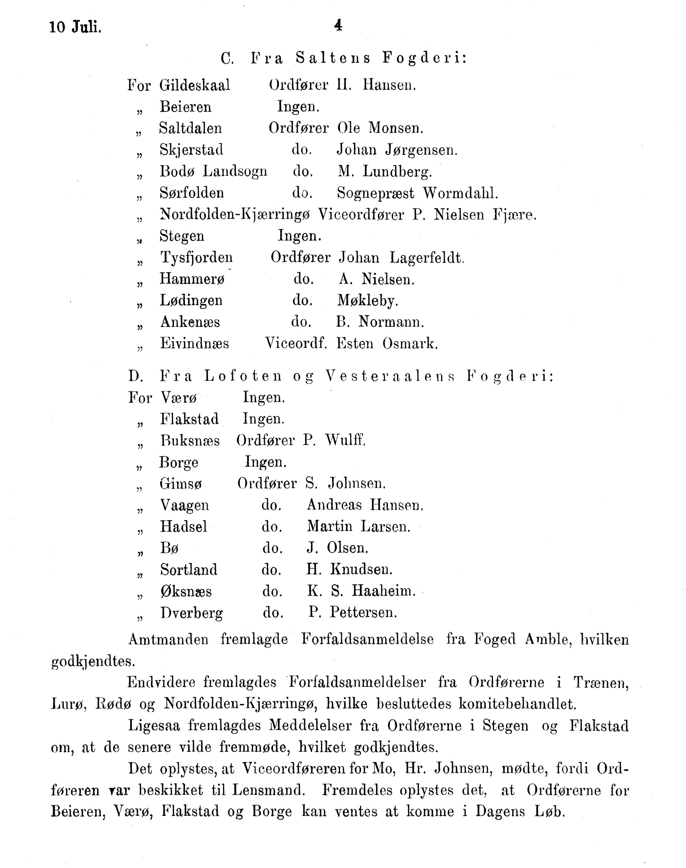 Nordland Fylkeskommune. Fylkestinget, AIN/NFK-17/176/A/Ac/L0015: Fylkestingsforhandlinger 1886-1890, 1886-1890