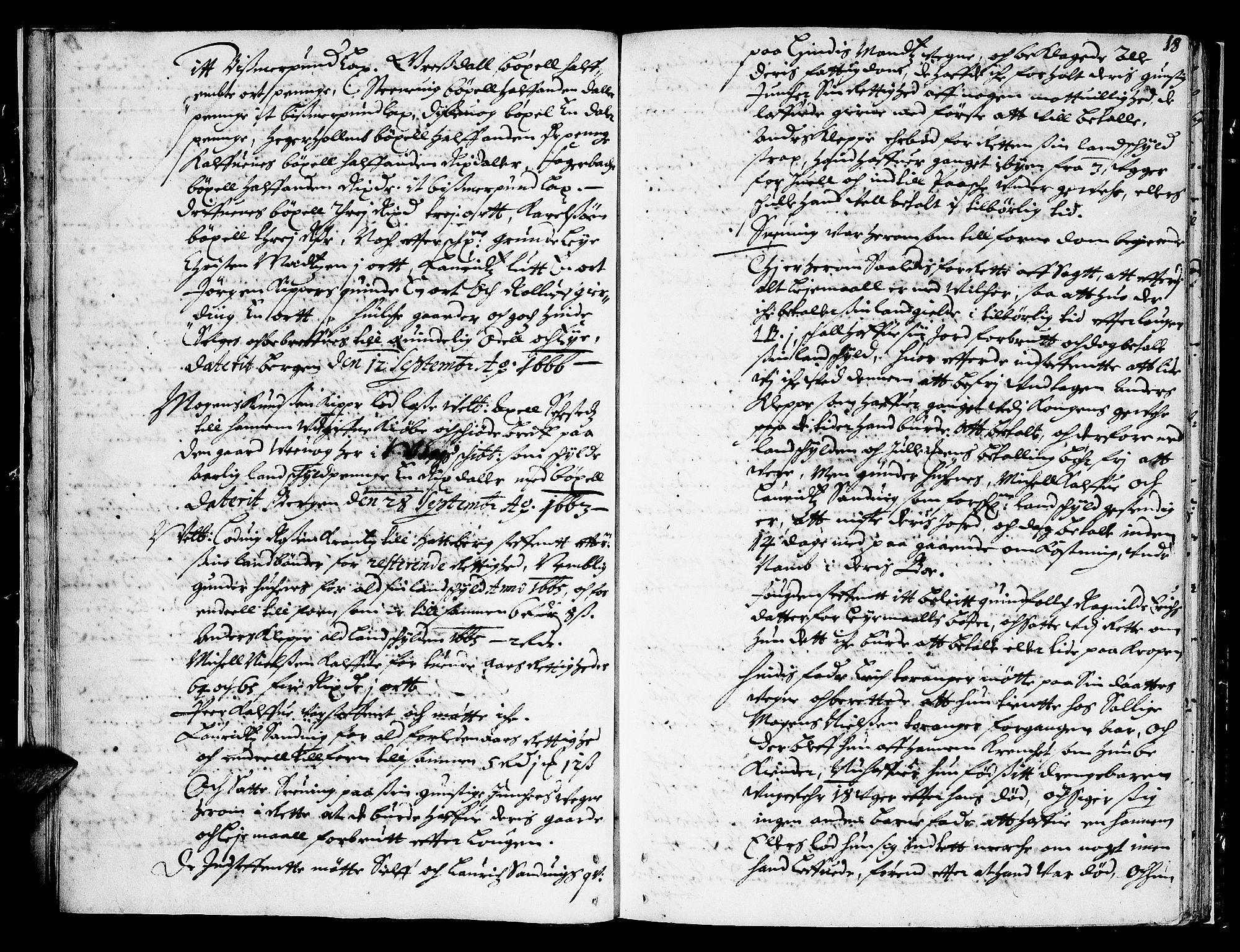 Sunnhordland sorenskrivar, AV/SAB-A-2401/1/F/Faa/L0013: Tingbøker, 1666, p. 17b-18a