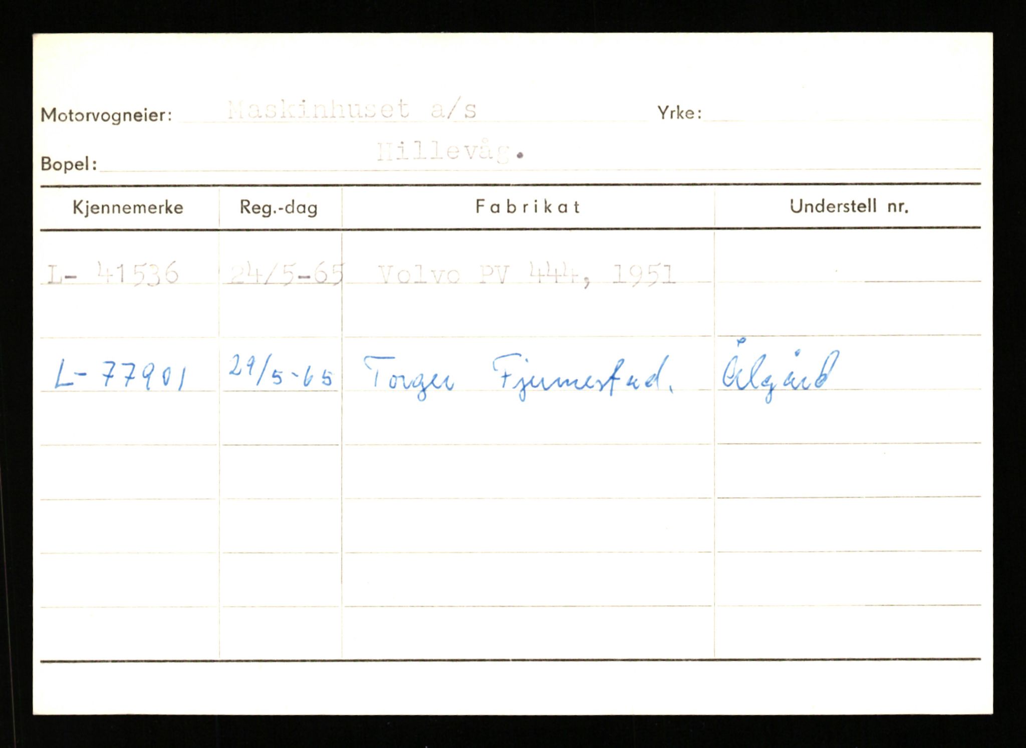 Stavanger trafikkstasjon, SAST/A-101942/0/G/L0006: Registreringsnummer: 34250 - 49007, 1930-1971, p. 1945