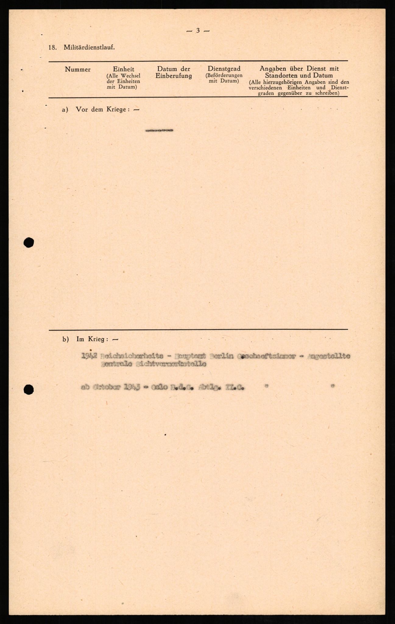 Forsvaret, Forsvarets overkommando II, AV/RA-RAFA-3915/D/Db/L0010: CI Questionaires. Tyske okkupasjonsstyrker i Norge. Tyskere., 1945-1946, p. 283