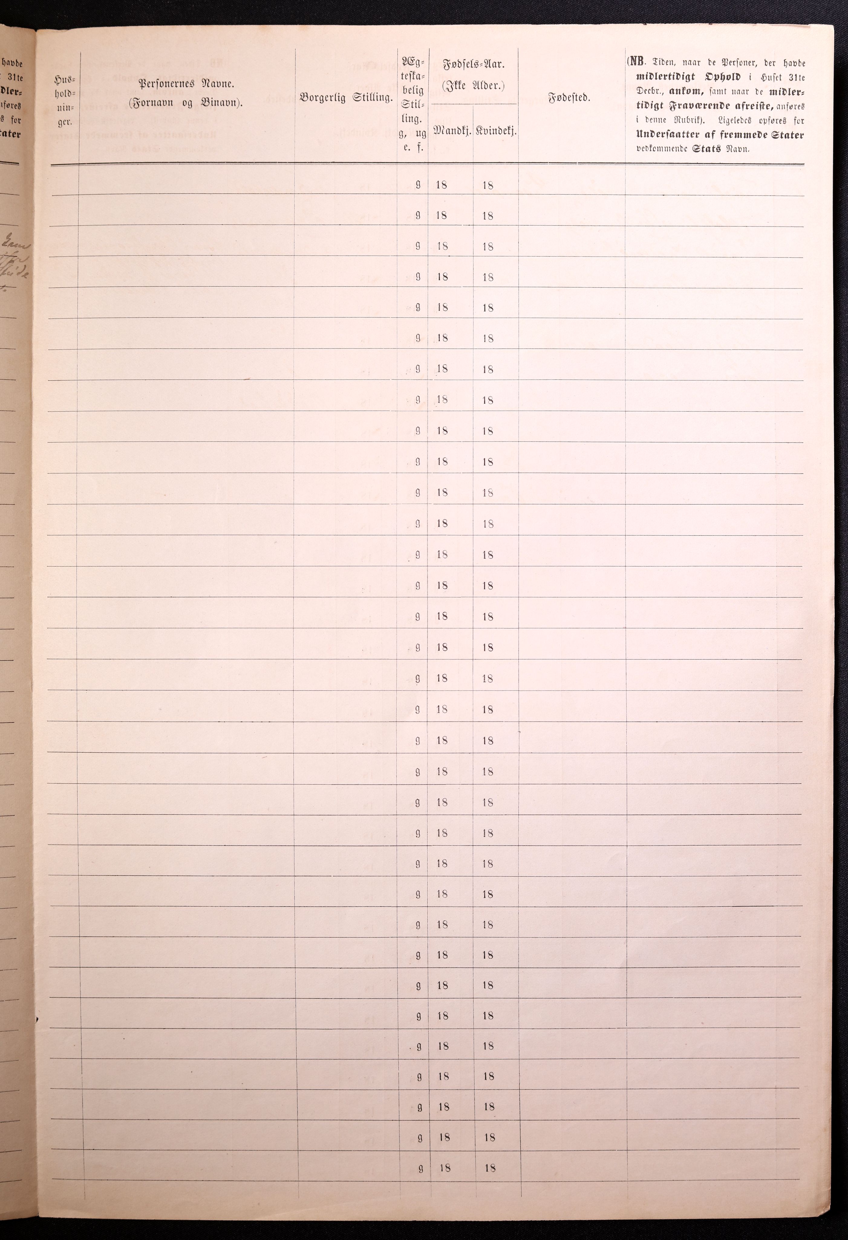 RA, 1870 census for 0101 Fredrikshald, 1870, p. 501