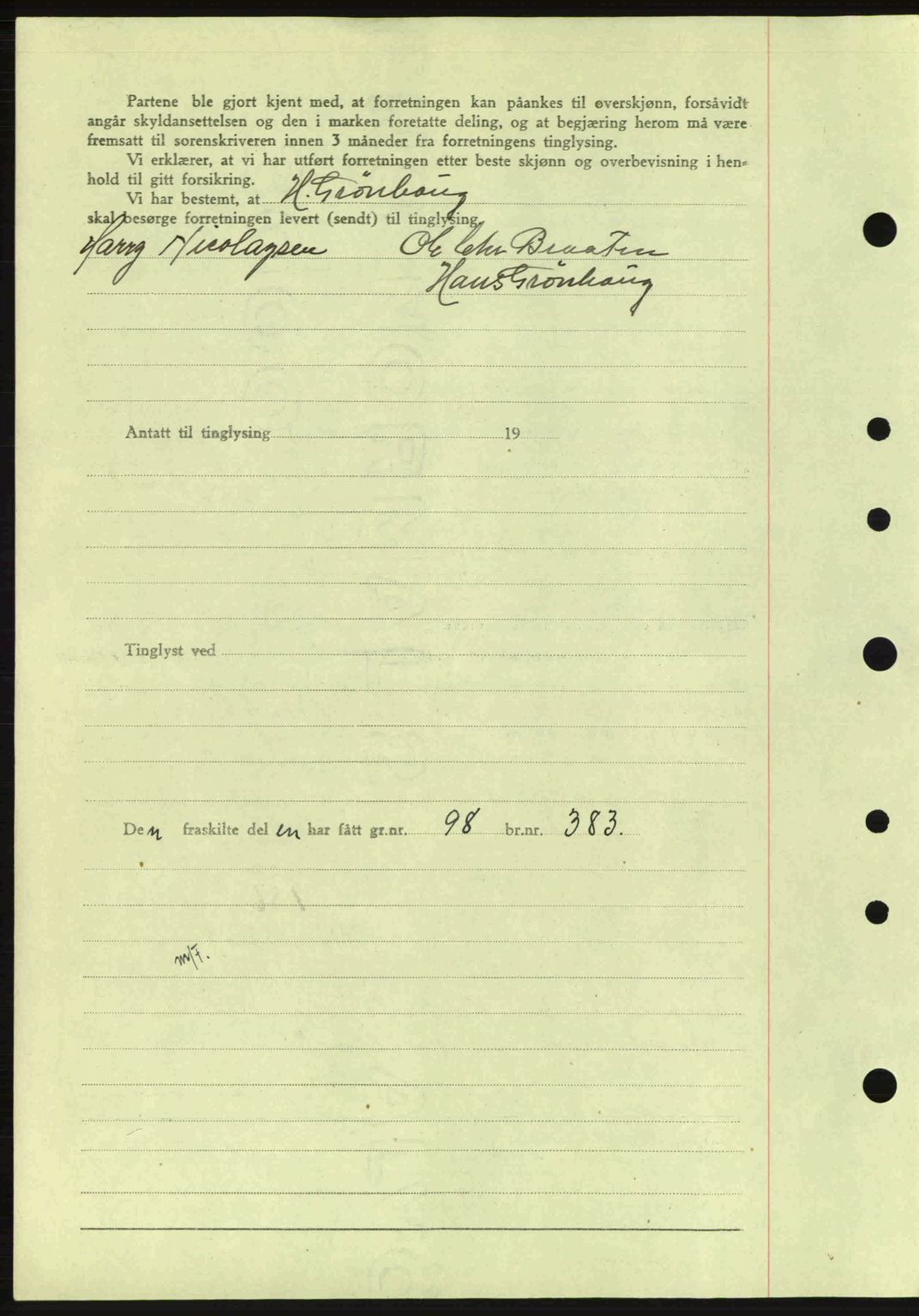 Idd og Marker sorenskriveri, AV/SAO-A-10283/G/Gb/Gbb/L0006: Mortgage book no. A6, 1943-1944, Diary no: : 472/1944