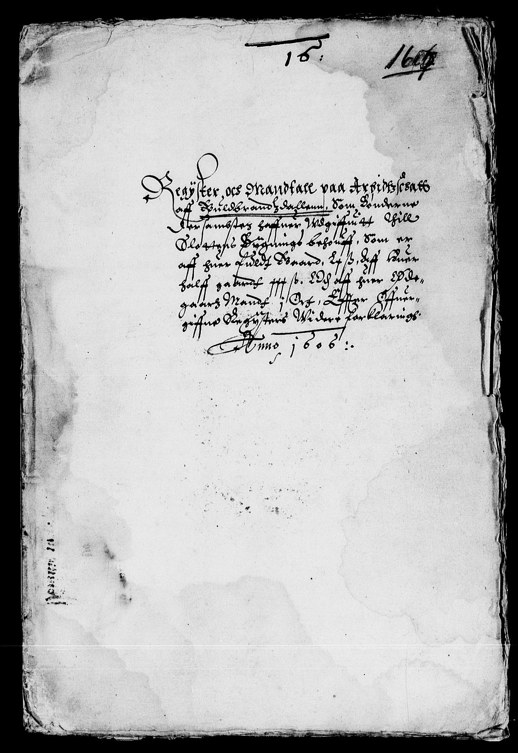 Rentekammeret inntil 1814, Reviderte regnskaper, Lensregnskaper, RA/EA-5023/R/Rb/Rba/L0023: Akershus len, 1606-1608