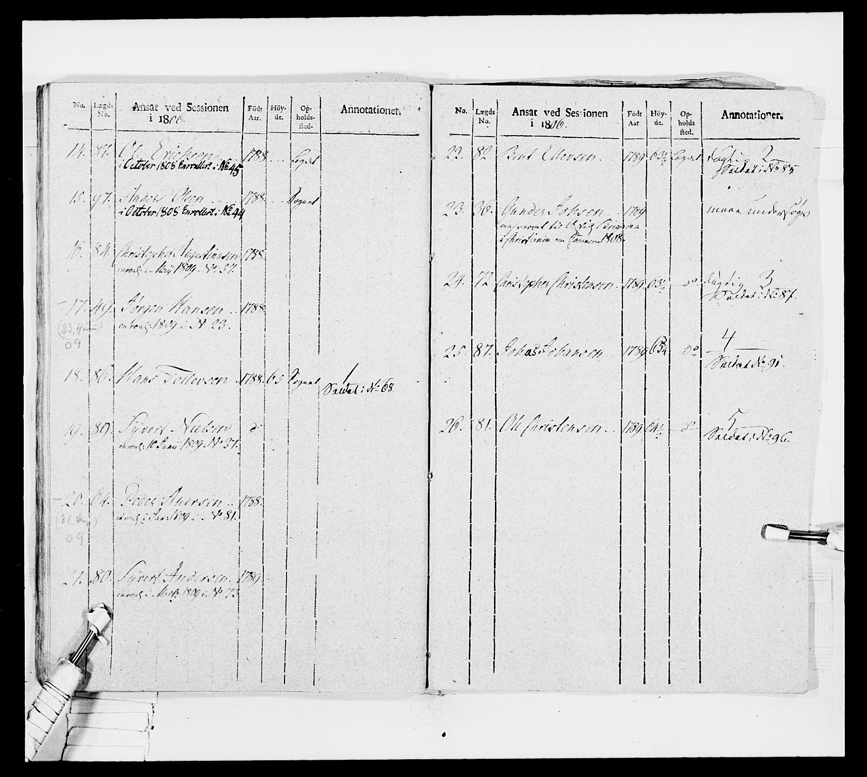 Generalitets- og kommissariatskollegiet, Det kongelige norske kommissariatskollegium, AV/RA-EA-5420/E/Eh/L0033: Nordafjelske gevorbne infanteriregiment, 1810, p. 520