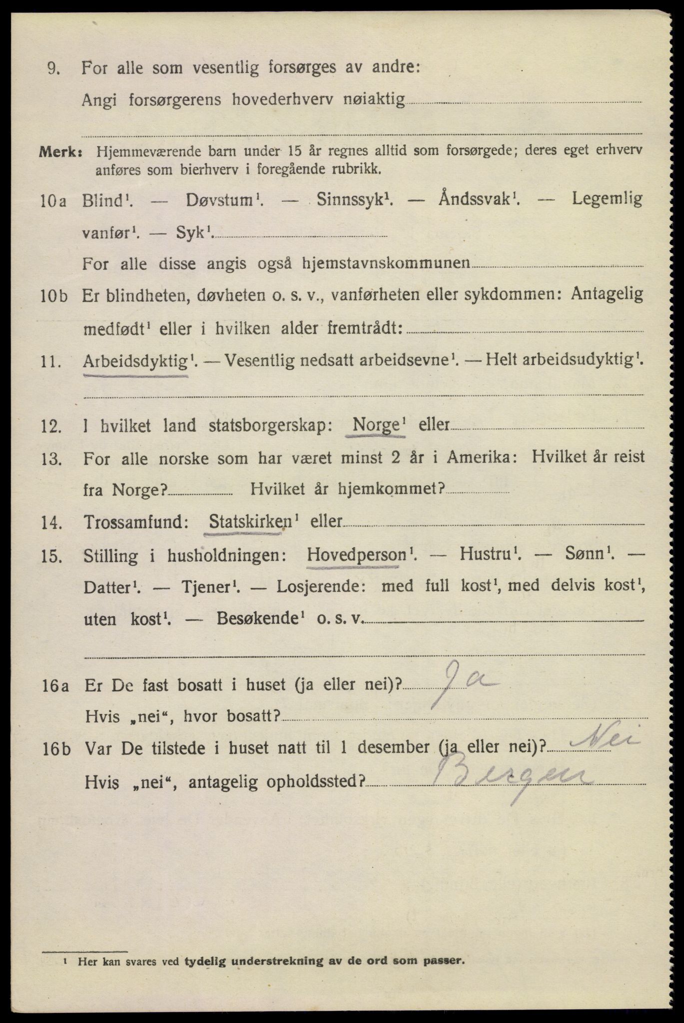 SAKO, 1920 census for Kragerø, 1920, p. 10002