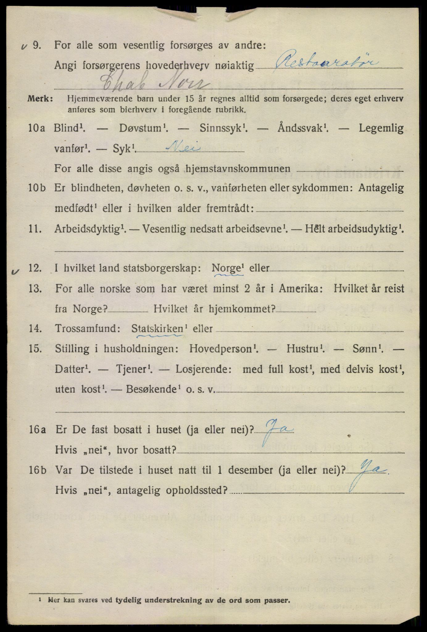 SAO, 1920 census for Kristiania, 1920, p. 617168