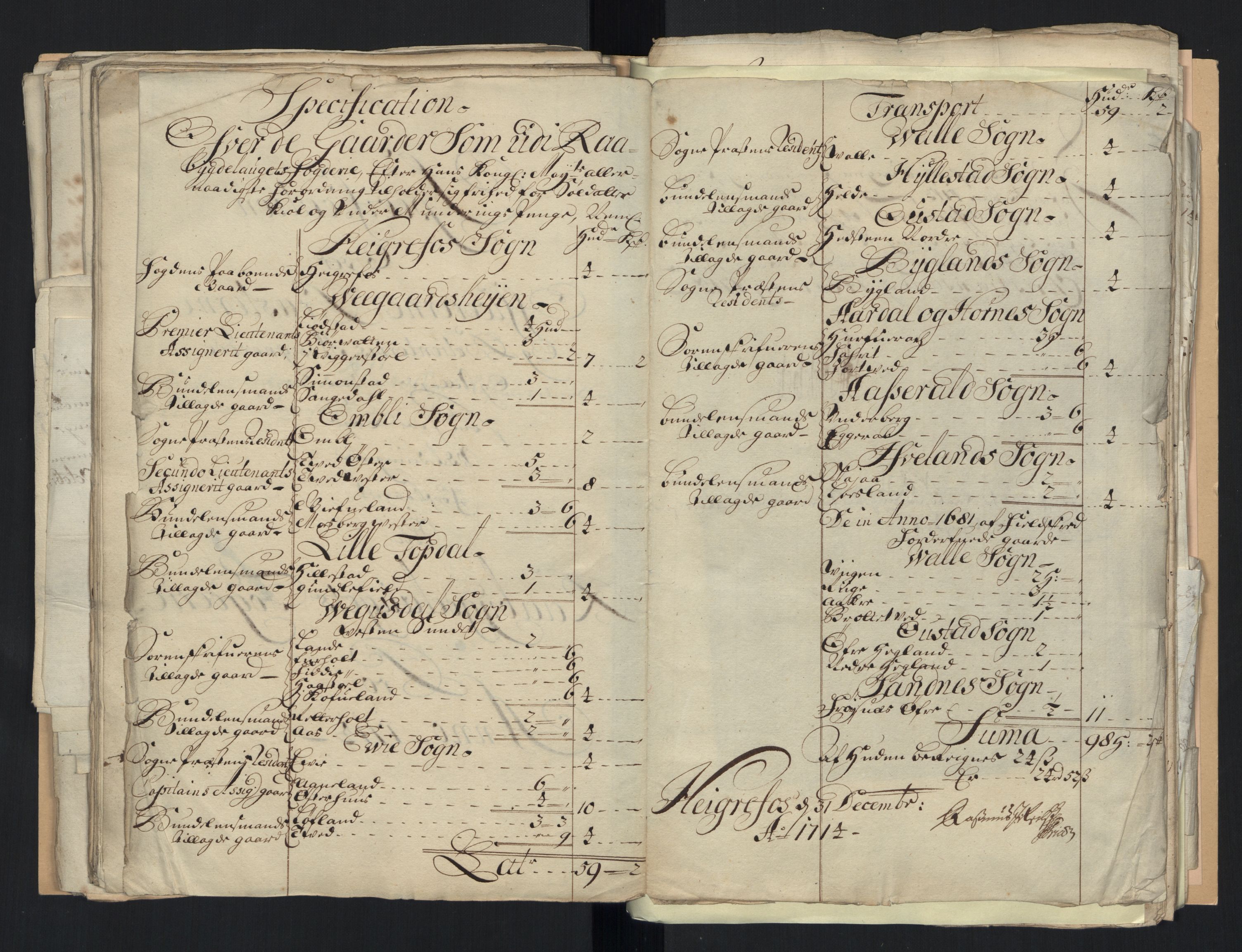 Rentekammeret inntil 1814, Reviderte regnskaper, Fogderegnskap, RA/EA-4092/R40/L2451: Fogderegnskap Råbyggelag, 1714-1715, p. 136