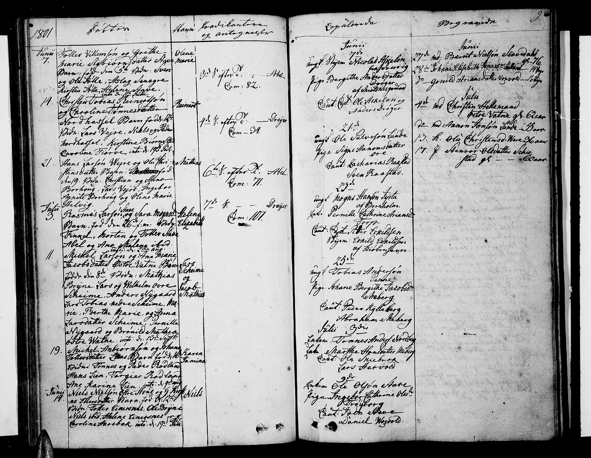 Lista sokneprestkontor, SAK/1111-0027/F/Fa/L0005: Parish register (official) no. A 5, 1795-1823, p. 95