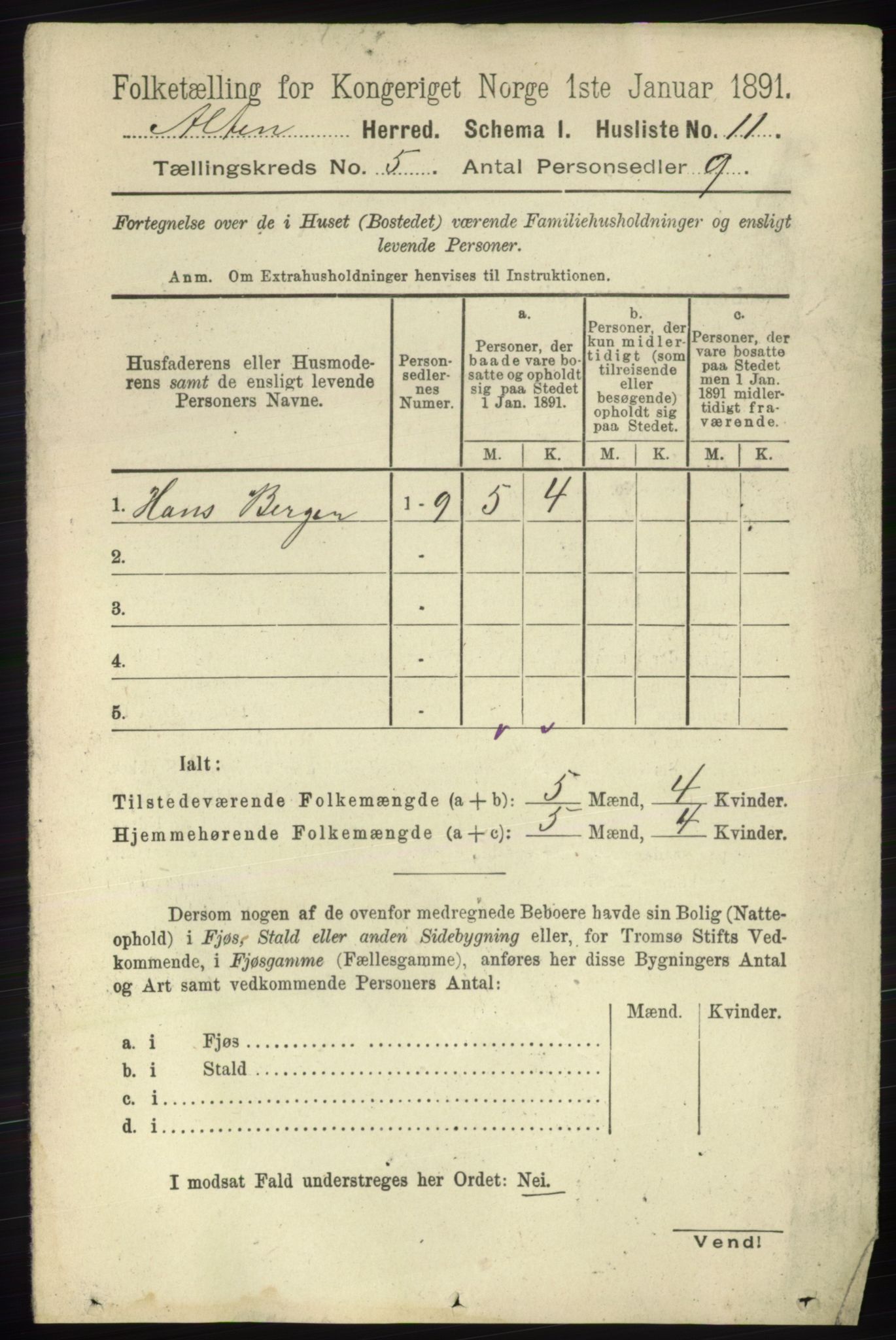 RA, 1891 census for 2012 Alta, 1891, p. 1631