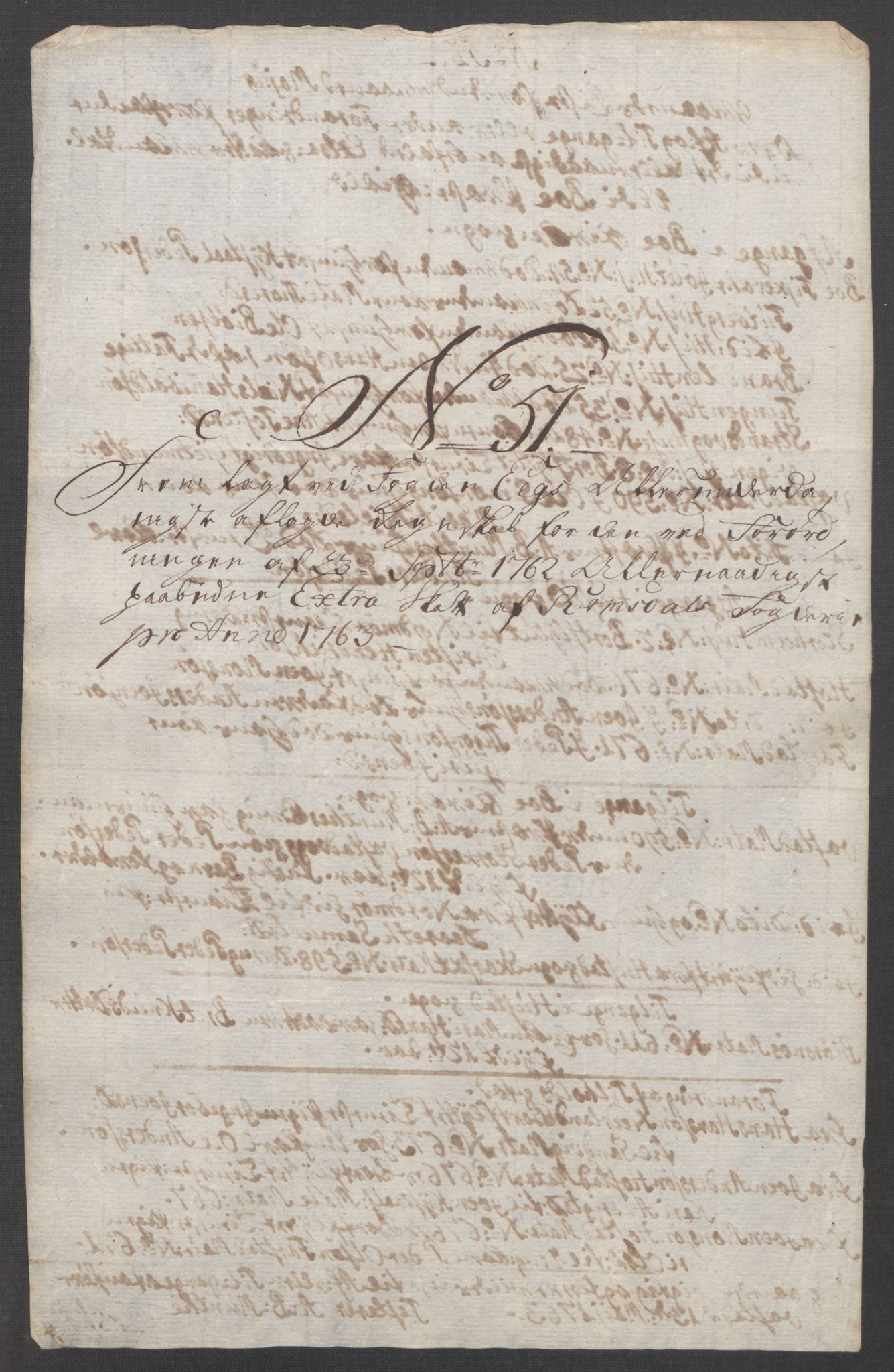 Rentekammeret inntil 1814, Reviderte regnskaper, Fogderegnskap, RA/EA-4092/R55/L3730: Ekstraskatten Romsdal, 1762-1763, p. 473