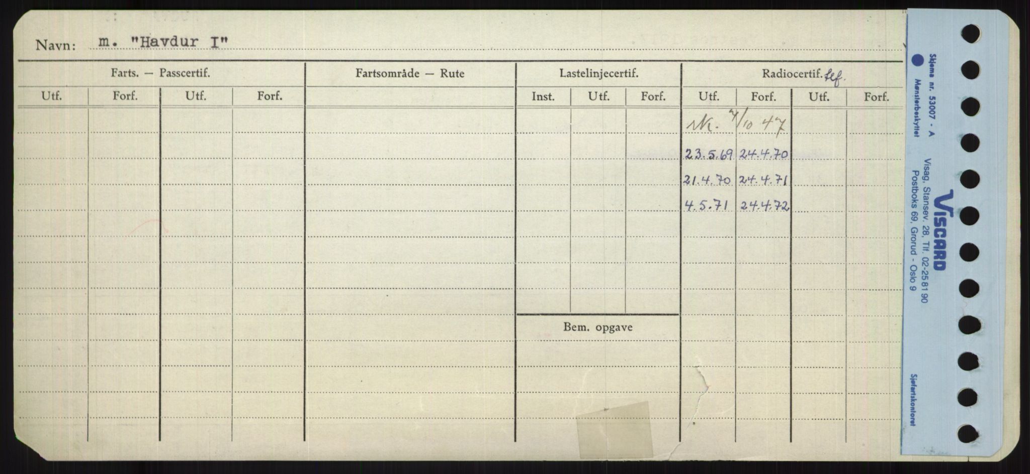 Sjøfartsdirektoratet med forløpere, Skipsmålingen, RA/S-1627/H/Ha/L0002/0002: Fartøy, Eik-Hill / Fartøy, G-Hill, p. 608