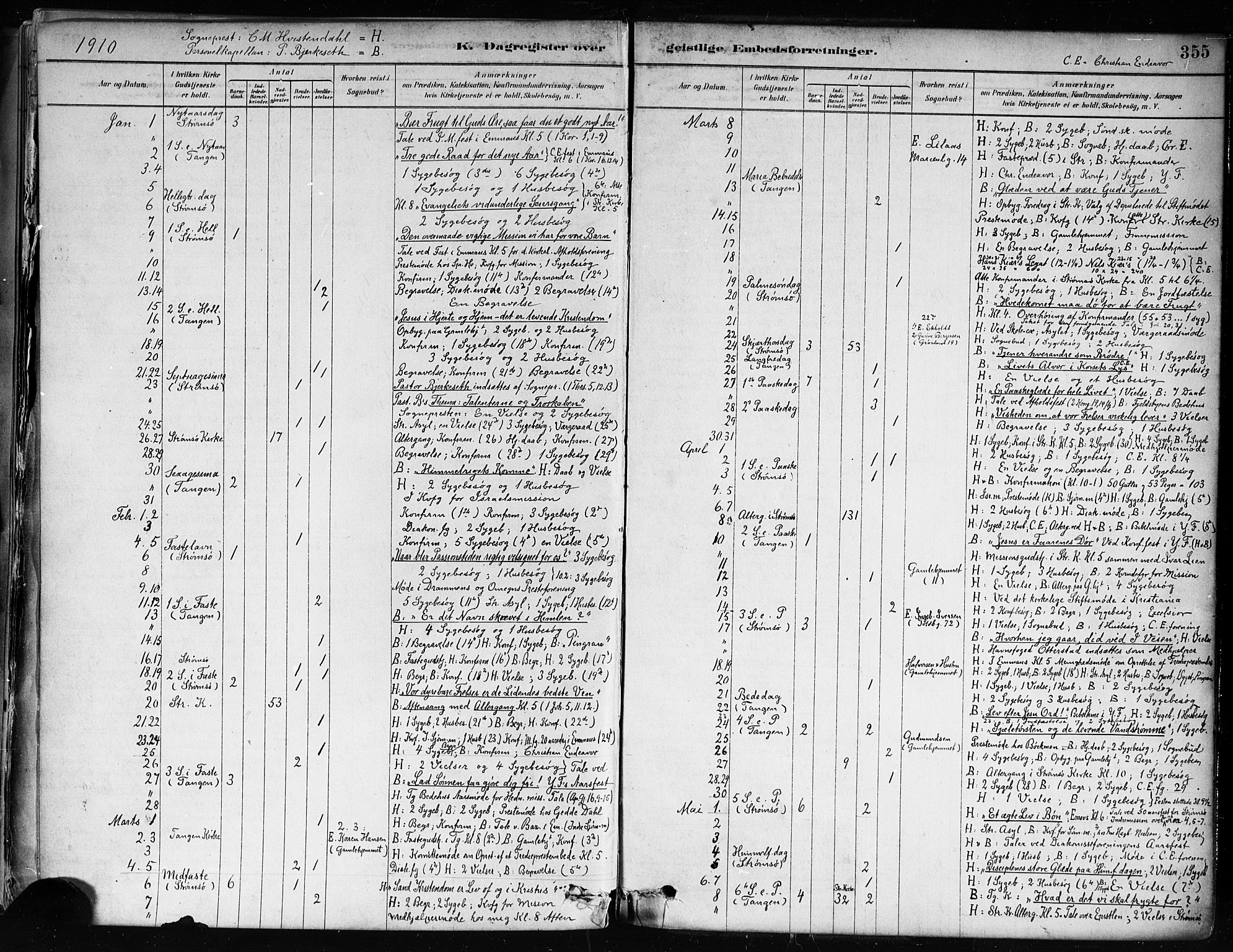 Strømsø kirkebøker, AV/SAKO-A-246/F/Fa/L0022: Parish register (official) no. I 22, 1879-1899, p. 355