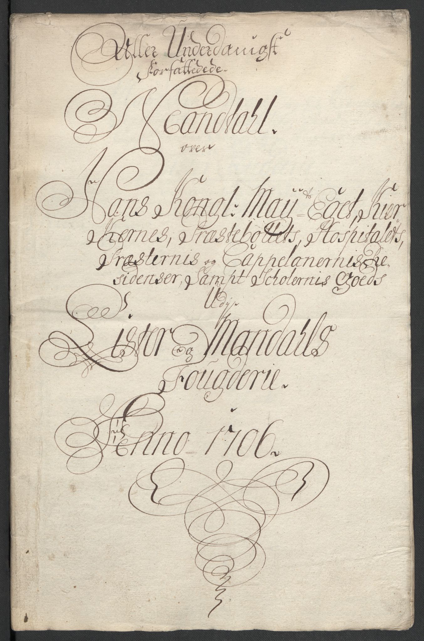 Rentekammeret inntil 1814, Reviderte regnskaper, Fogderegnskap, AV/RA-EA-4092/R43/L2551: Fogderegnskap Lista og Mandal, 1705-1709, p. 275