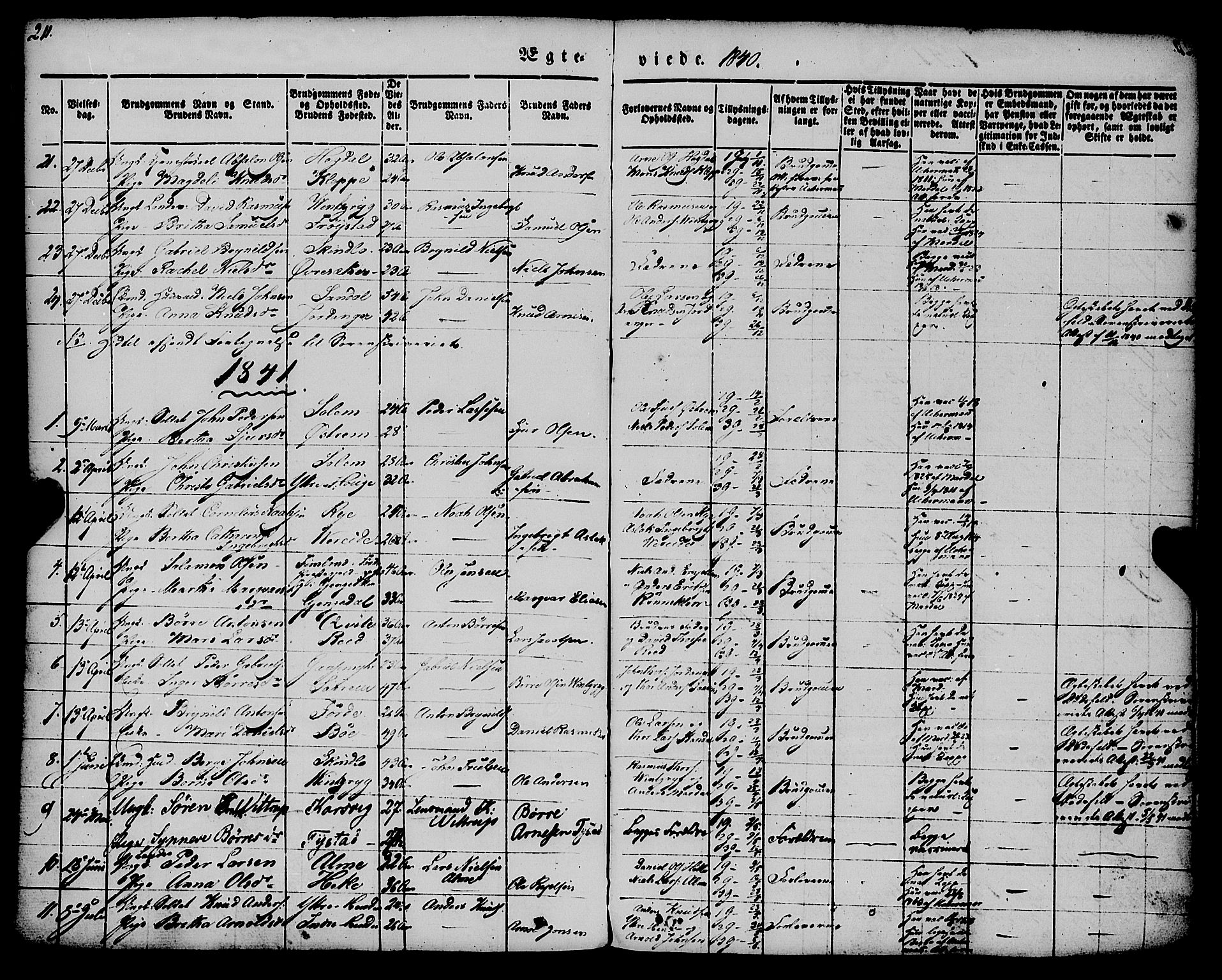 Gloppen sokneprestembete, AV/SAB-A-80101/H/Haa/Haaa/L0008: Parish register (official) no. A 8, 1837-1855, p. 211