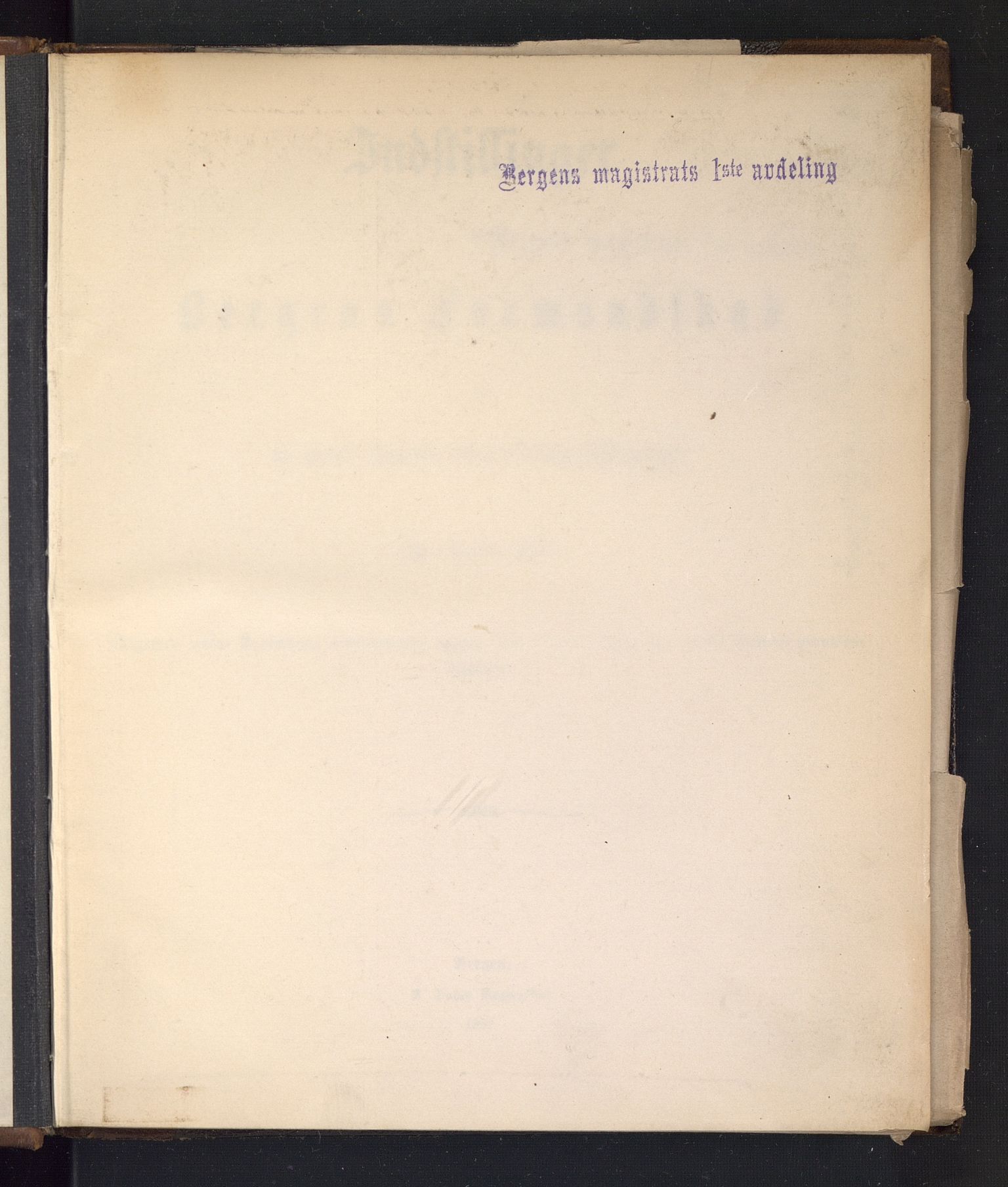 Bergen kommune. Formannskapet, BBA/A-0003/Ad/L0022: Bergens Kommuneforhandlinger, 1867