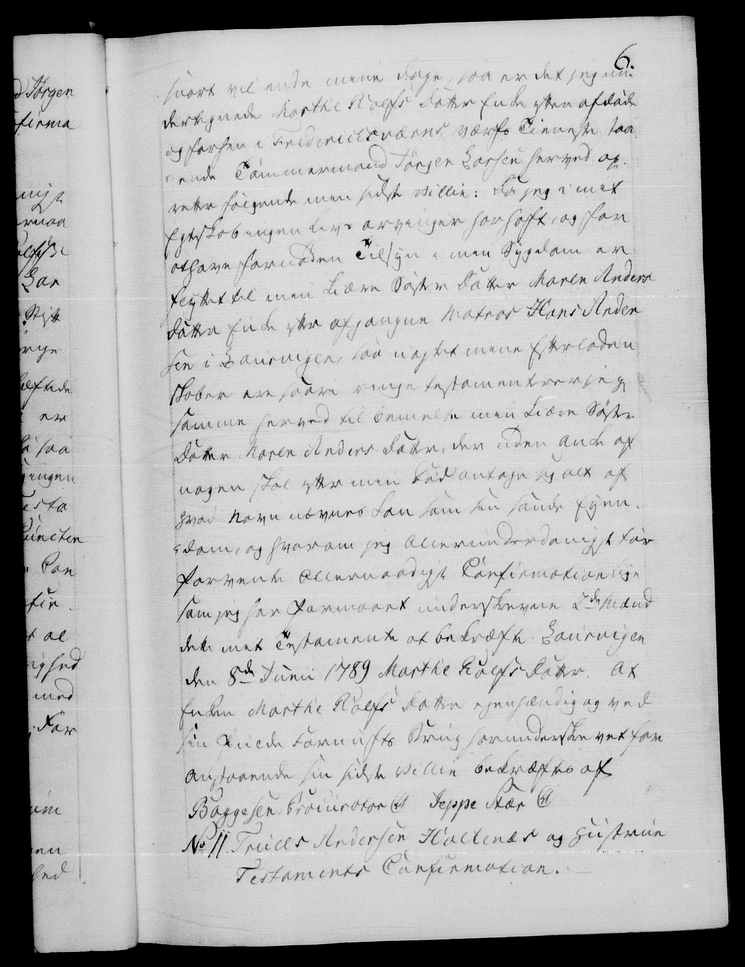 Danske Kanselli 1572-1799, AV/RA-EA-3023/F/Fc/Fca/Fcaa/L0053: Norske registre, 1790-1791, p. 6a