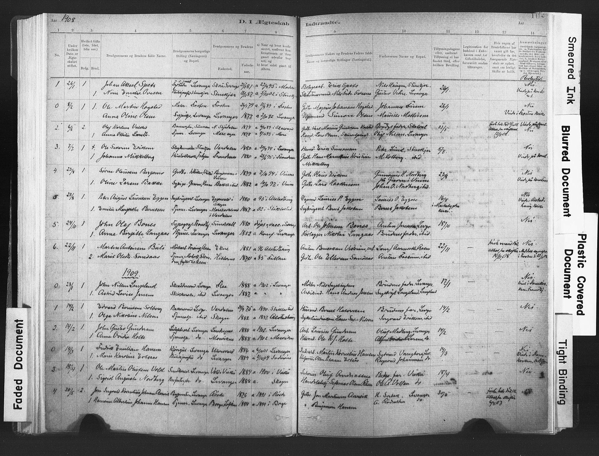 Ministerialprotokoller, klokkerbøker og fødselsregistre - Nord-Trøndelag, SAT/A-1458/720/L0189: Parish register (official) no. 720A05, 1880-1911, p. 102